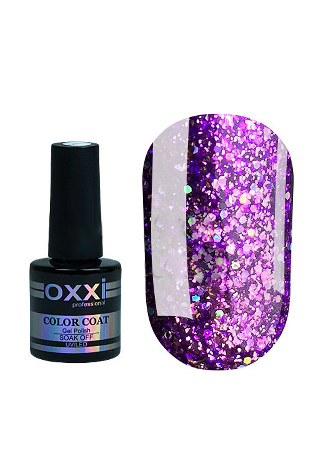 Гель-лак для ногтей Star №006 (фиолетовый), 8 мл OXXI (82322564)