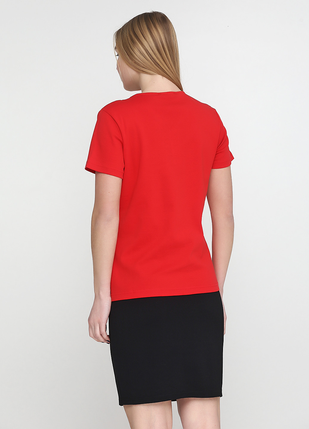Красная летняя футболка Brandtex Collection