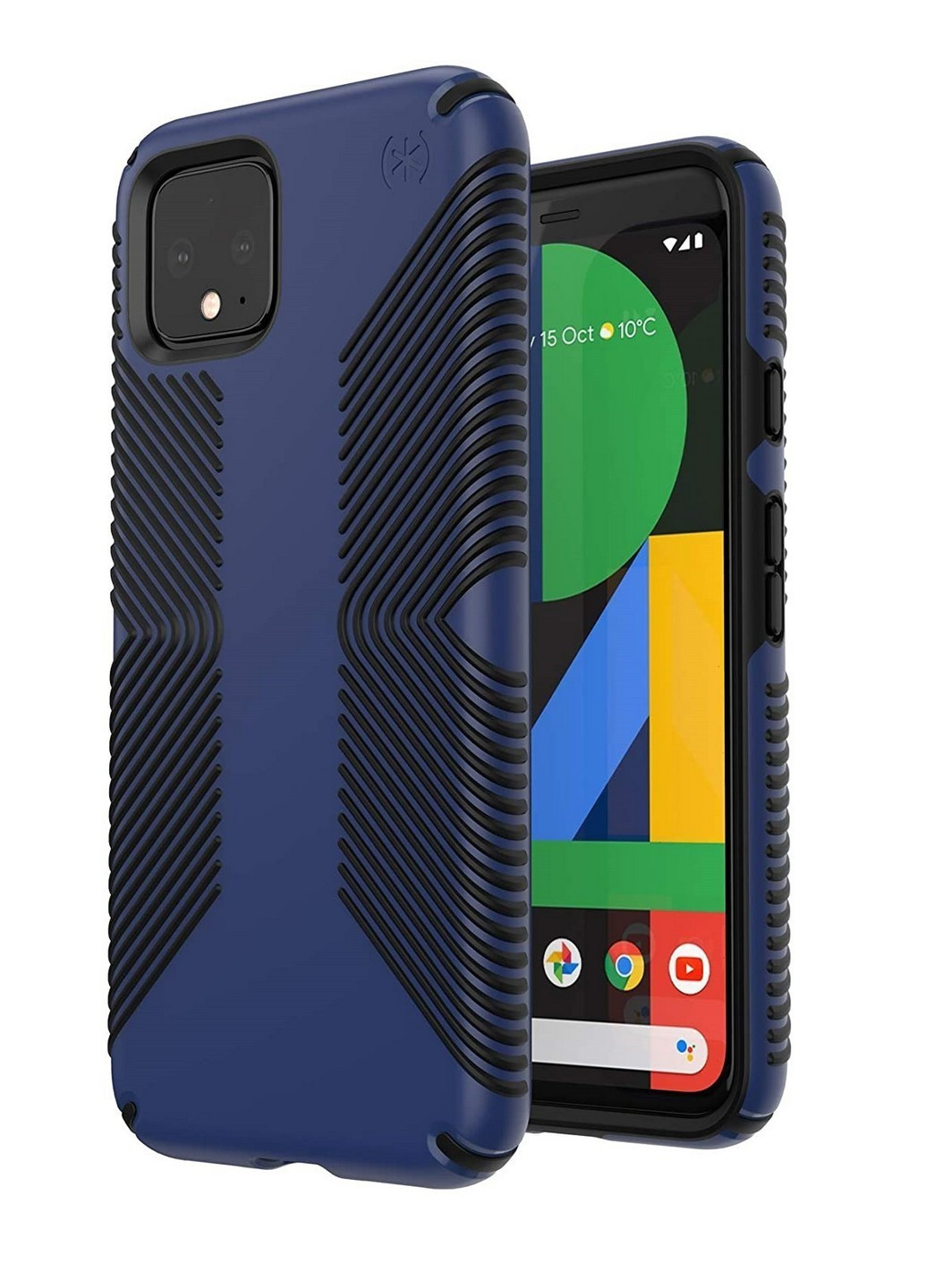 Чехол противоударный с антимикробным покрытием Presidio Grip для Google Pixel 4 Coastal Blue Speck (215656435)