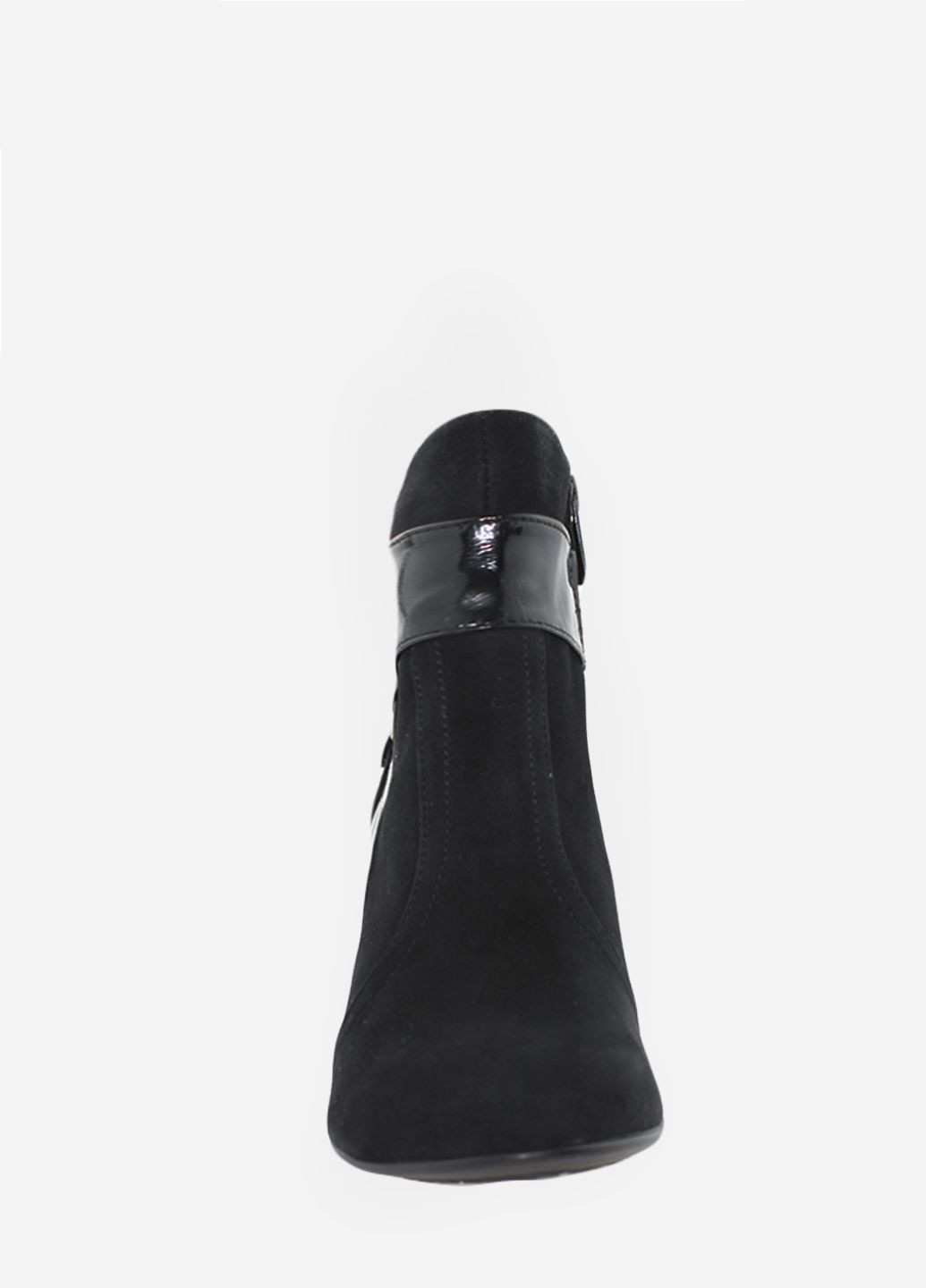 Осенние ботинки rk75-11 черный Kseniya из натуральной замши