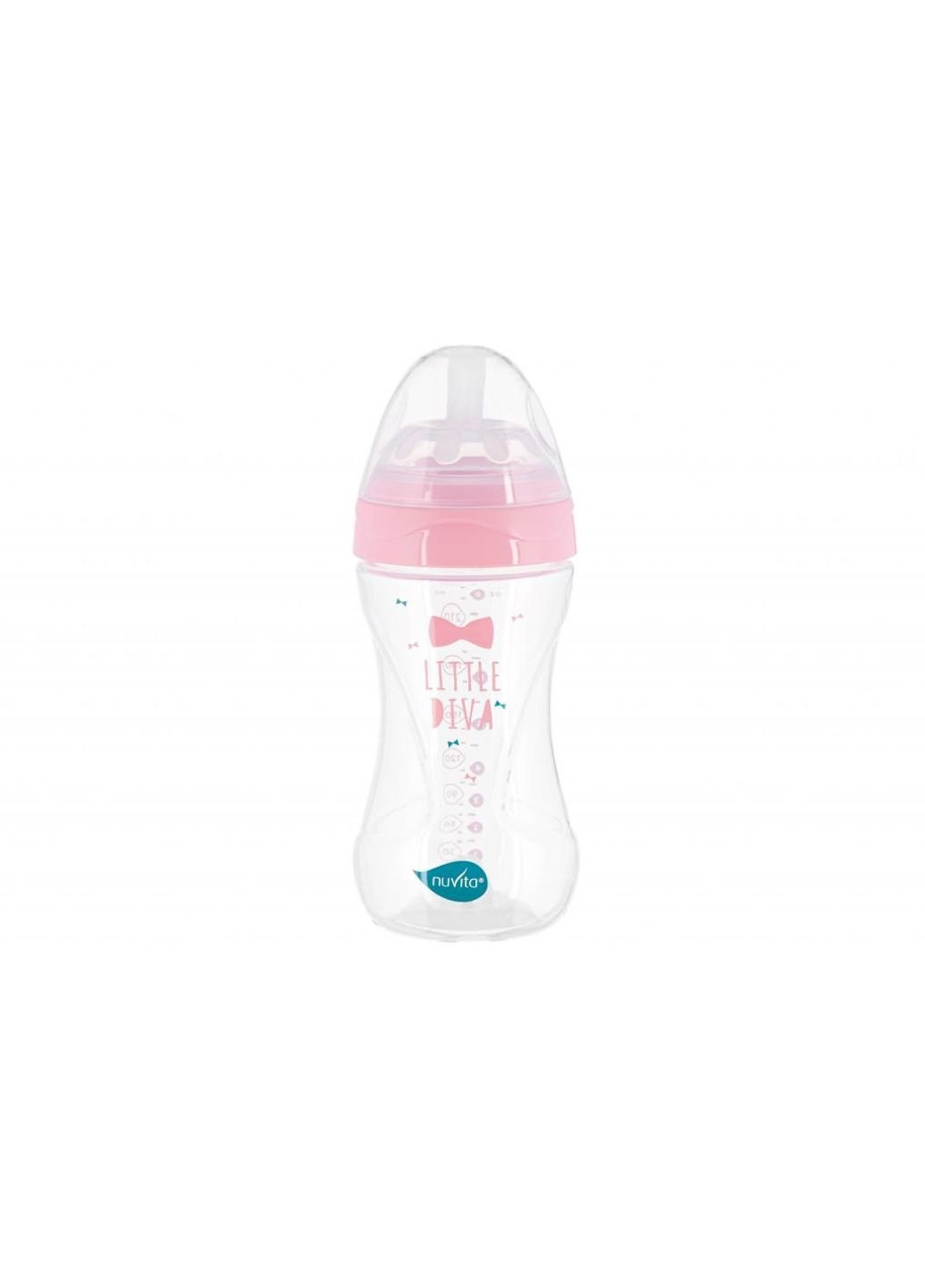 Бутылочка для кормления Mimic Collection 250 мл розовая Nuvita (252244305)