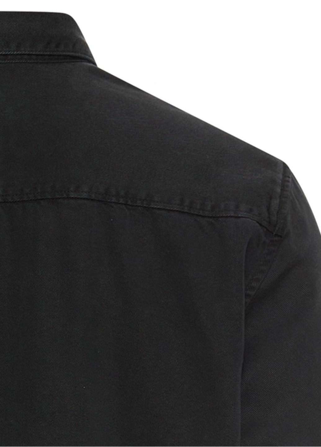 Темно-серая кэжуал рубашка однотонная Camel Active