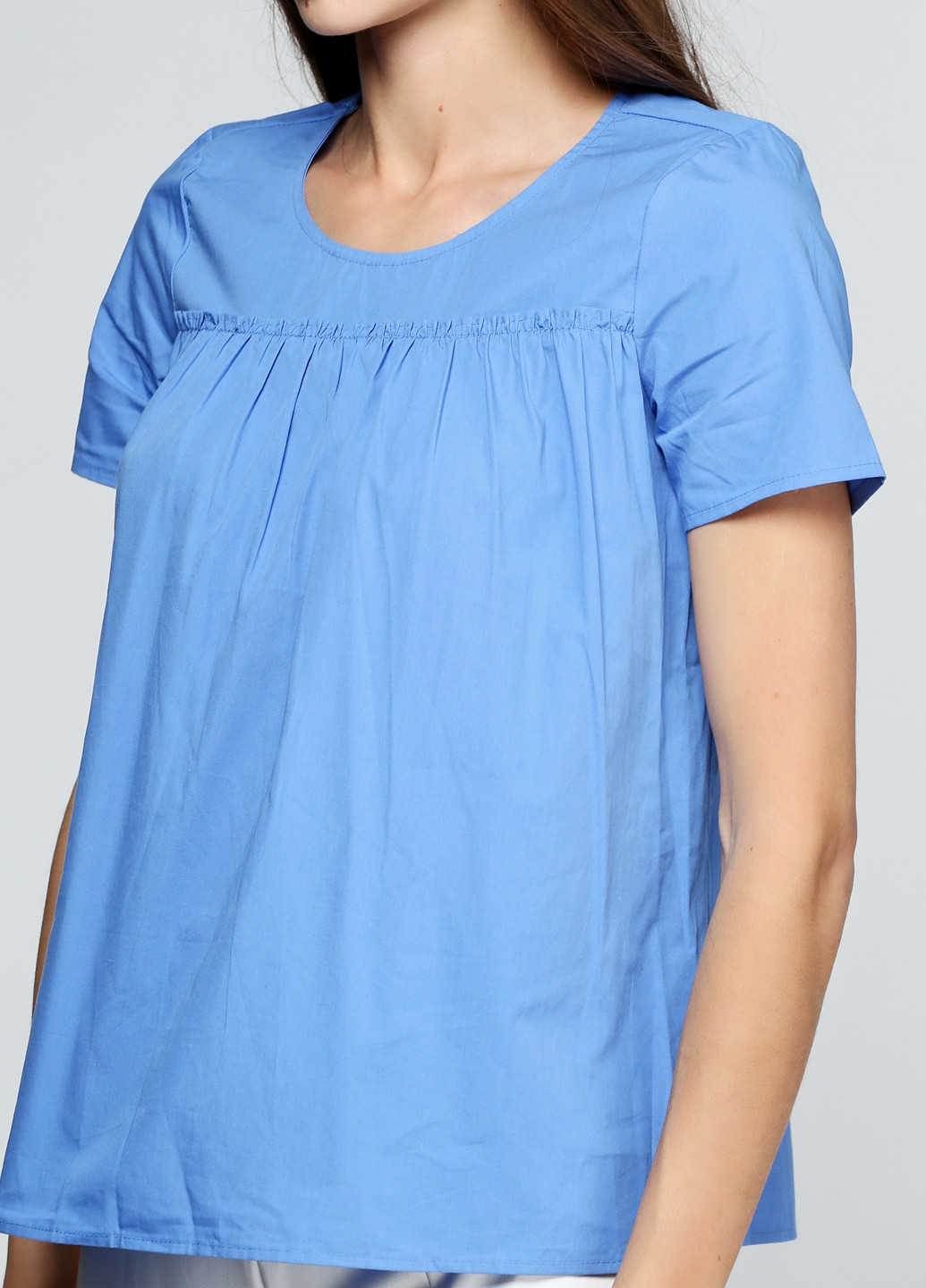 Голубая летняя блуза Vero Moda
