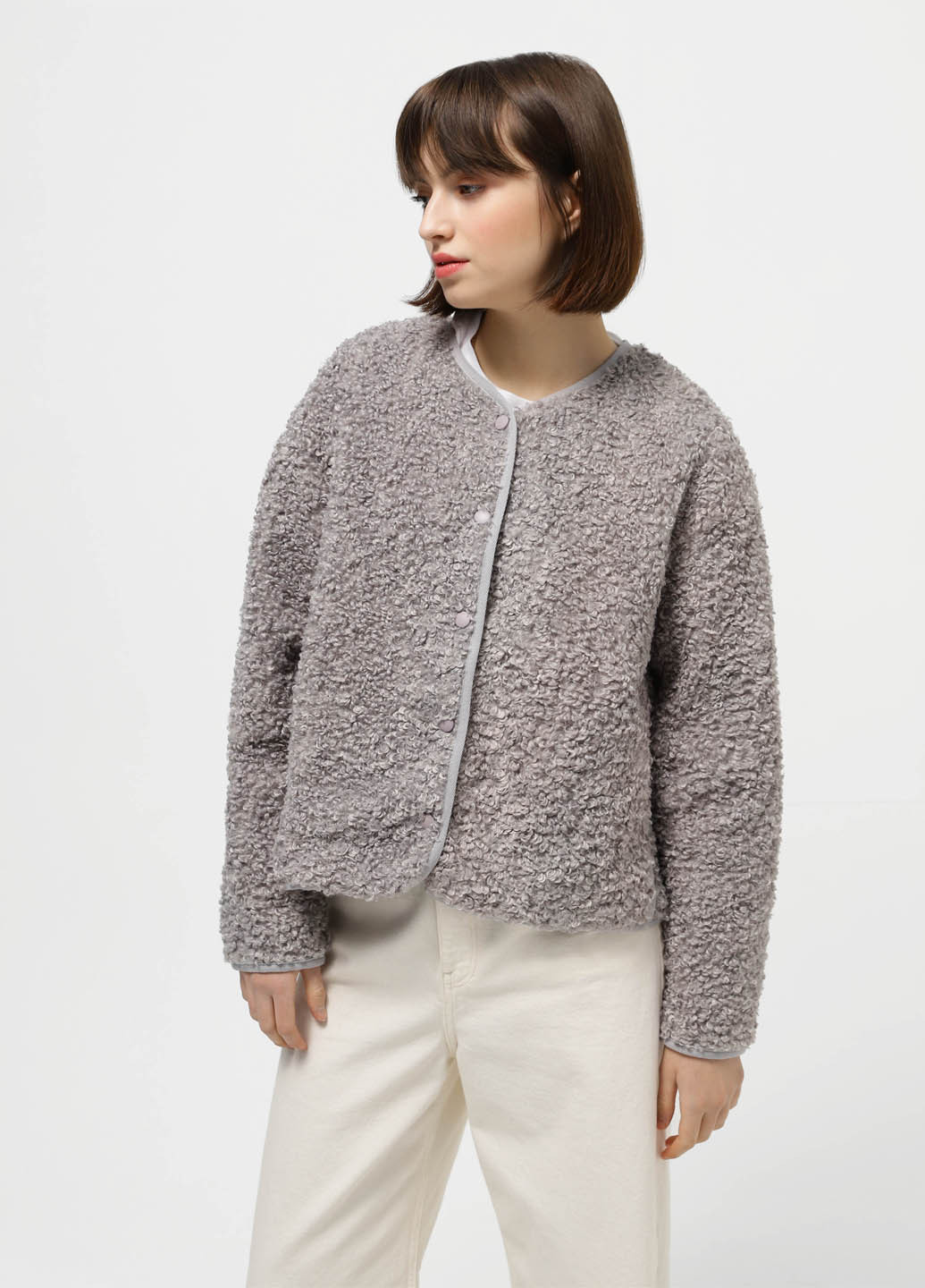 Сіра демісезонна куртка куртка-піджак Braska