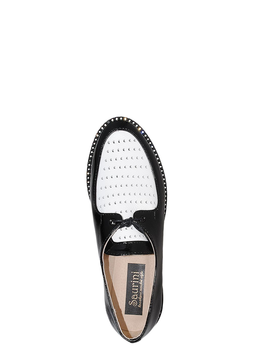 Туфлі R1065 Чорний-білий Saurini (236511892)