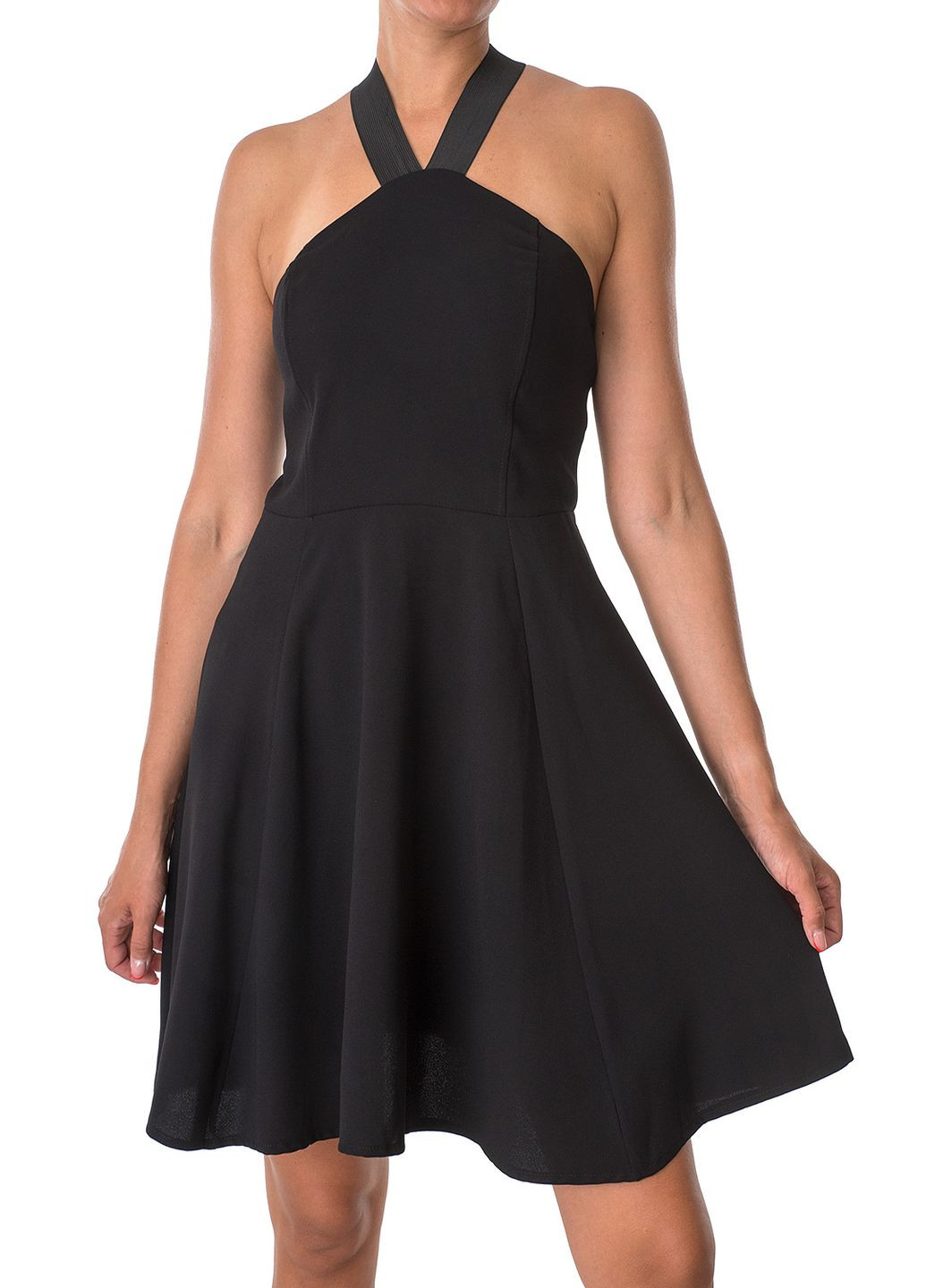 Чорна вечірня плаття, сукня Miss Miss однотонна