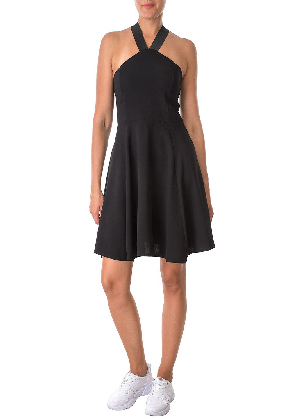 Чорна вечірня плаття, сукня Miss Miss однотонна