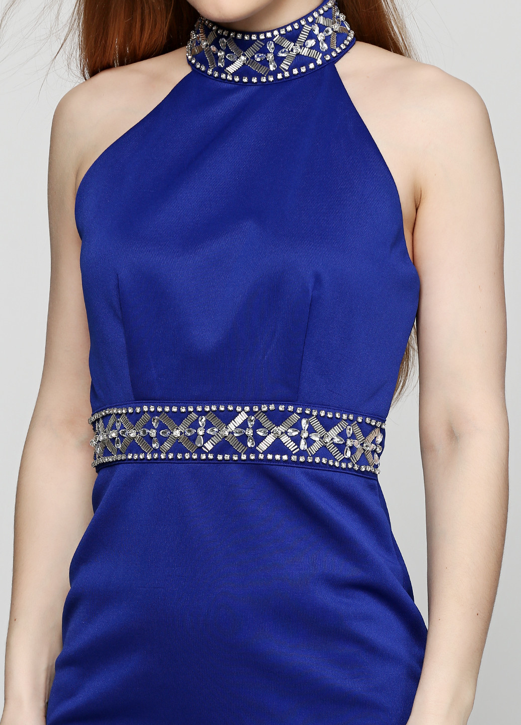 Синя коктейльна плаття, сукня TFNC London однотонна