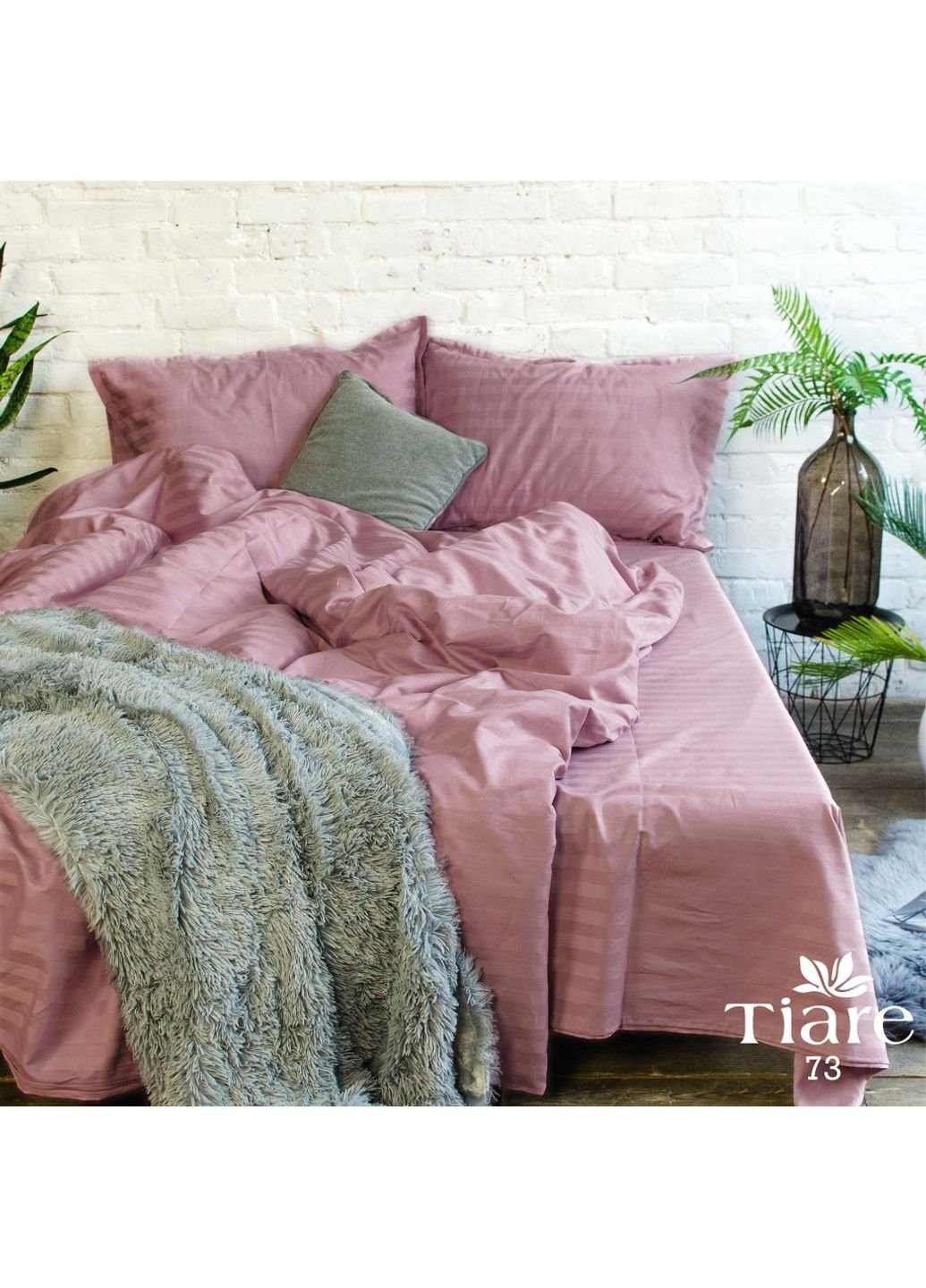 Постельное белье 73 Сатин Страйп Цветной двухспальный (73_Stripe_dv) Tiare (254075993)