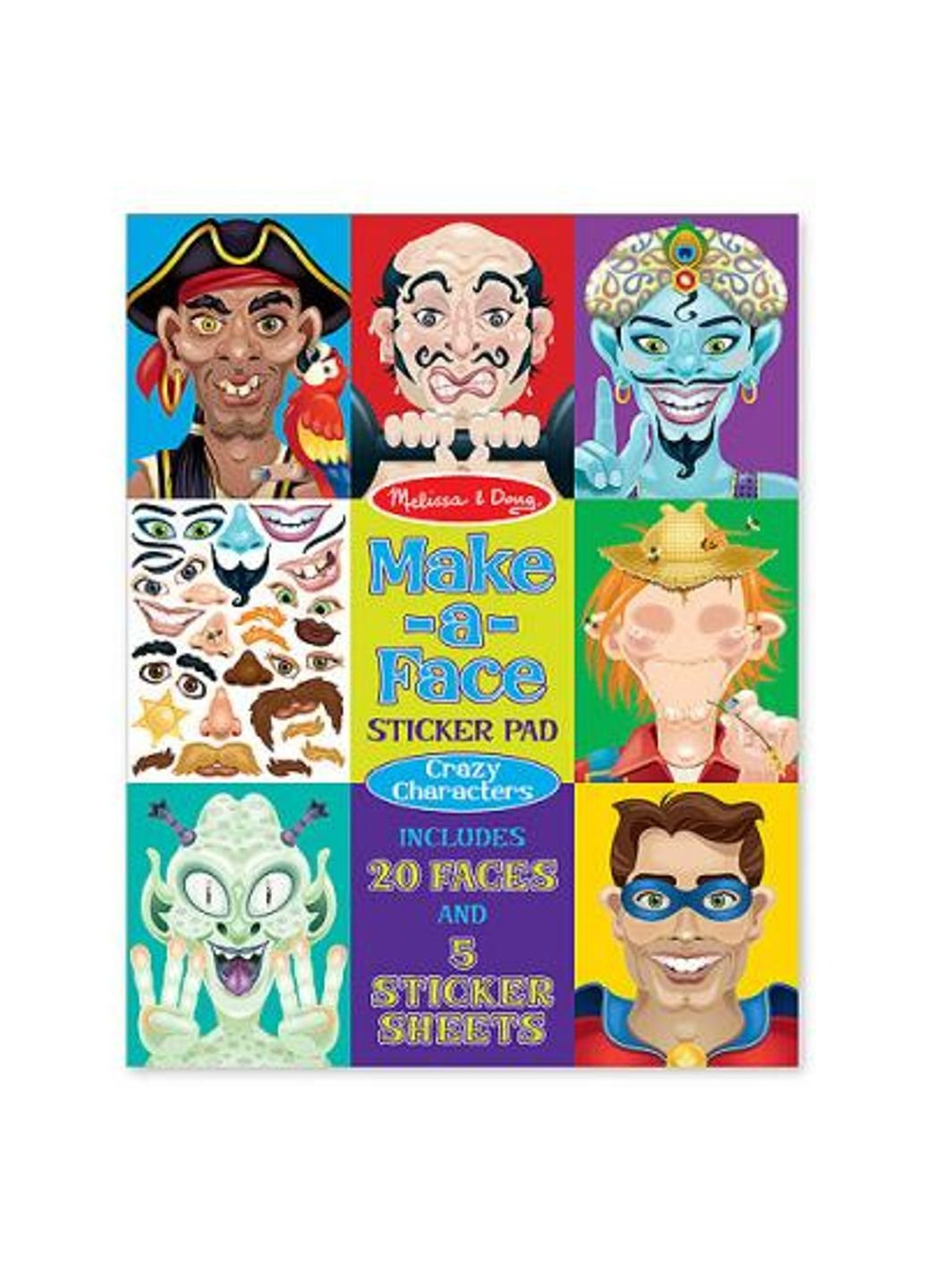 Набір для творчості наклейки "Казкові персонажі" (MD4237) Melissa&Doug (249599751)