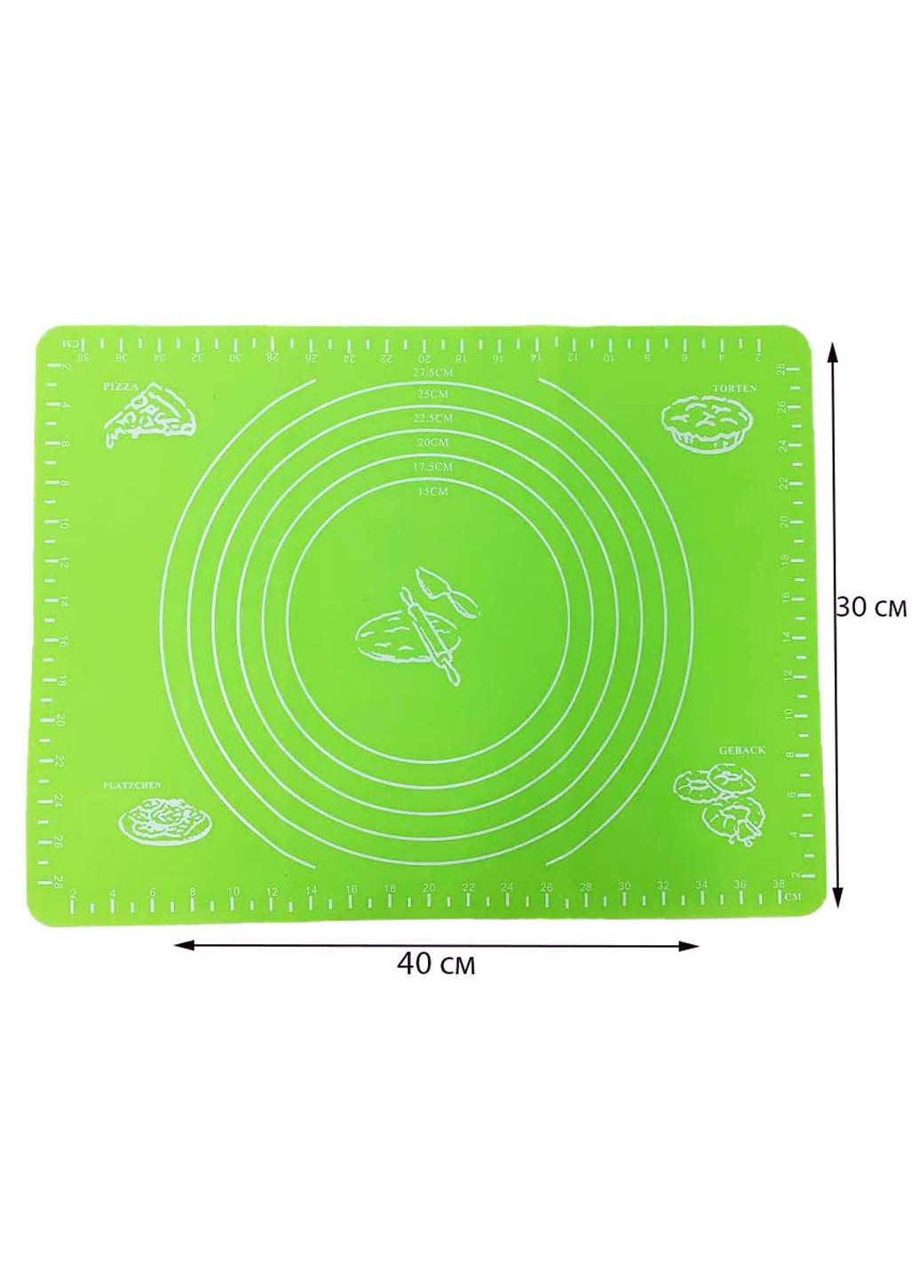 Набір силіконовий килимок та лопатка з антипригарним покриттям 40 х 30 см 2Life (256544220)