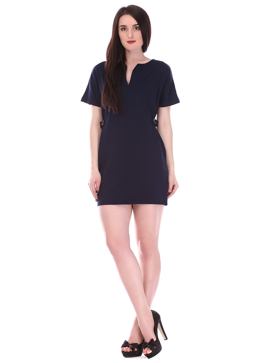 Синя кежуал сукня Ut однотонна