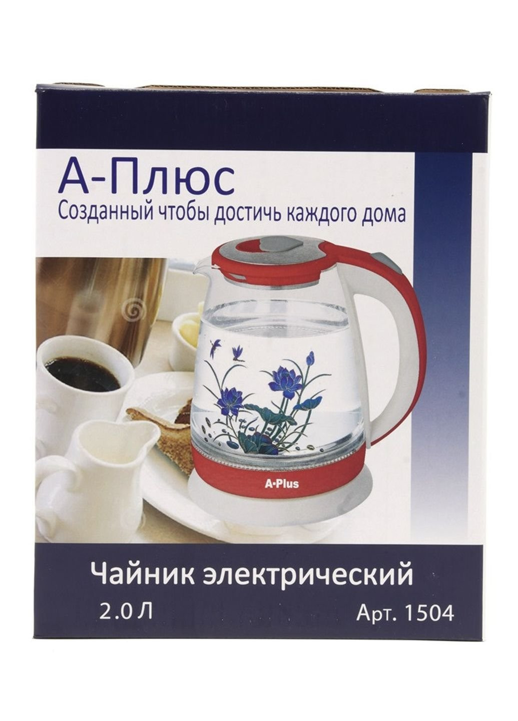 Електричний чайник A-Plus AP-1504 1.8 л А-Плюс (253542560)