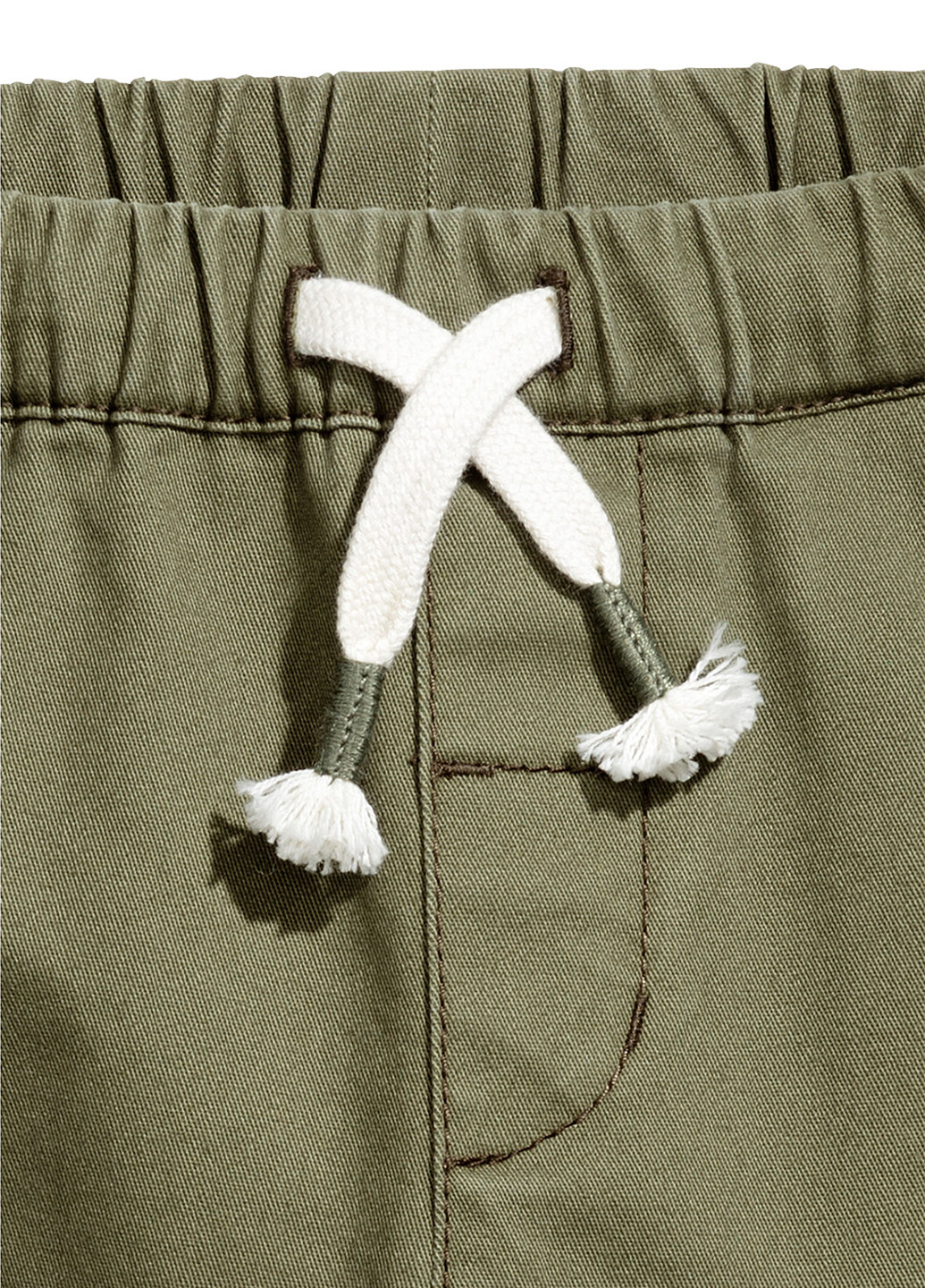 Зеленые кэжуал демисезонные брюки зауженные H&M