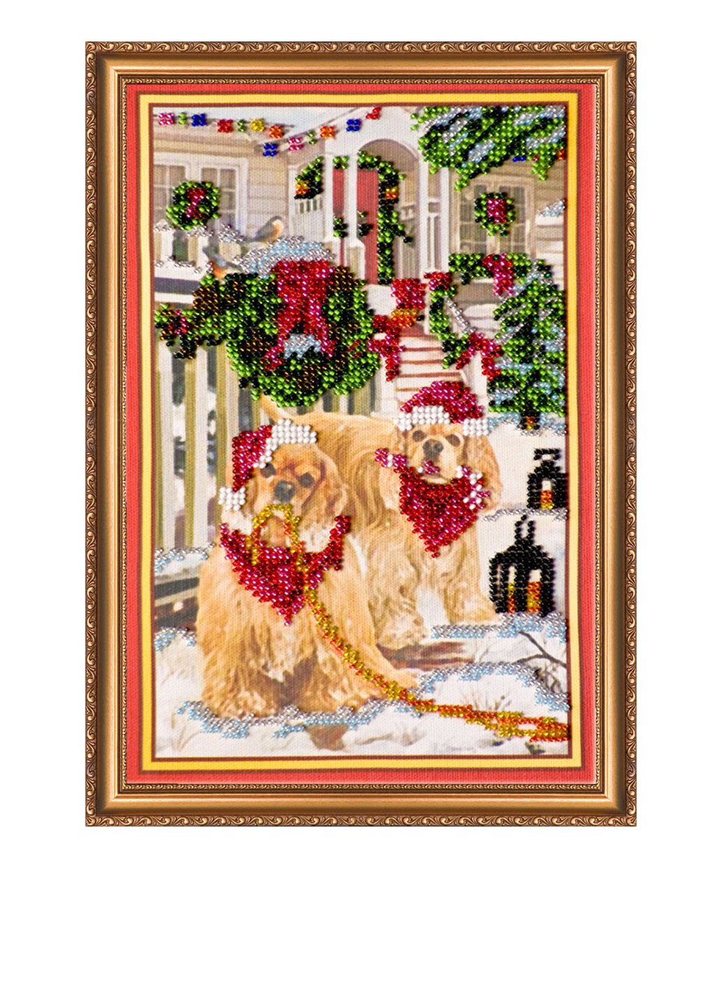Набір для вишивання бісером "Різдвяний ранок", 20х25 см Abris Art (286308129)