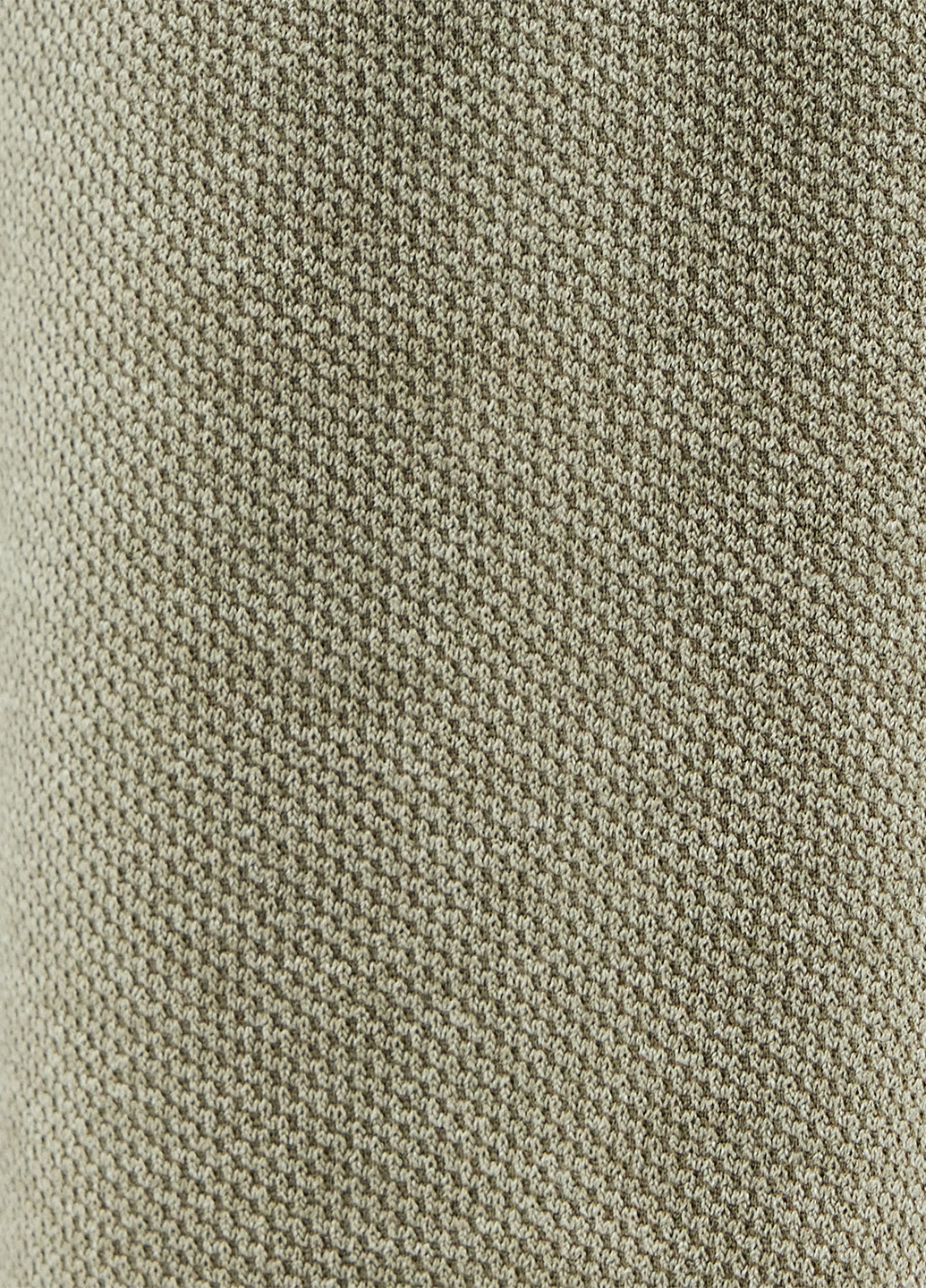 Оливковковая (хаки) кэжуал рубашка меланж KOTON