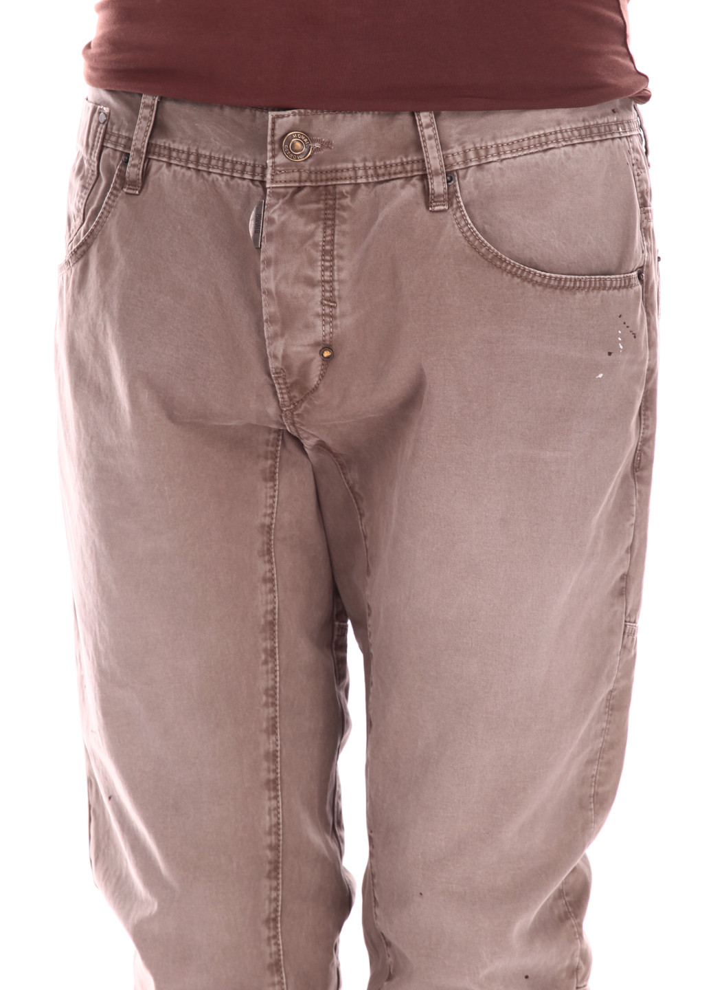 Серые кэжуал демисезонные прямые брюки Antony Morato