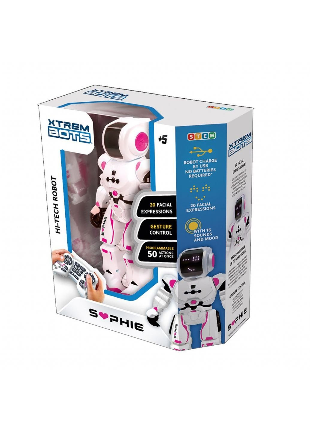 Интерактивная игрушка Blue Rocket Робот Sophie Stem (XT380838) No Brand (254066389)