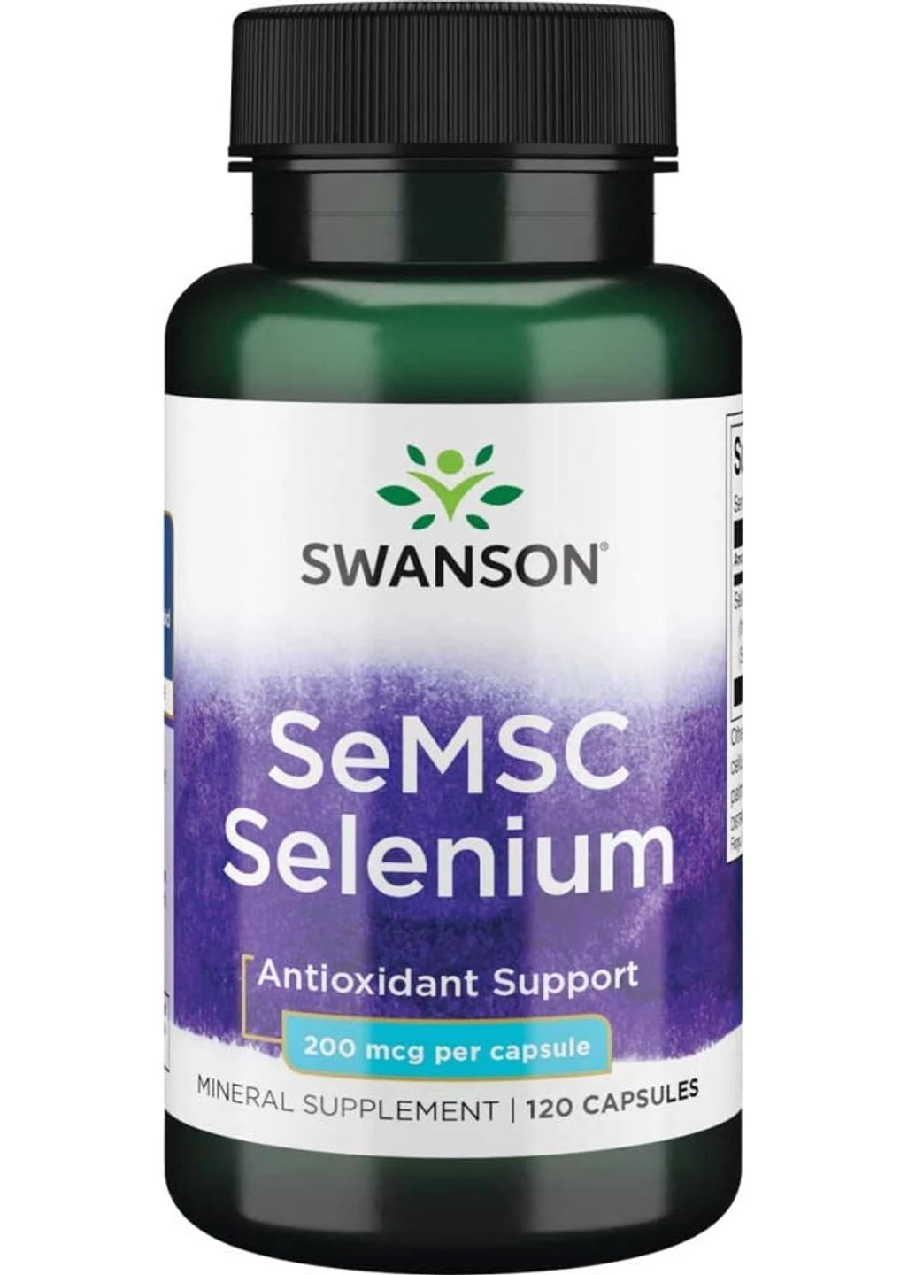 Селен SeMSC Selenium 200 mcg 120 капсул Swanson (255407621)