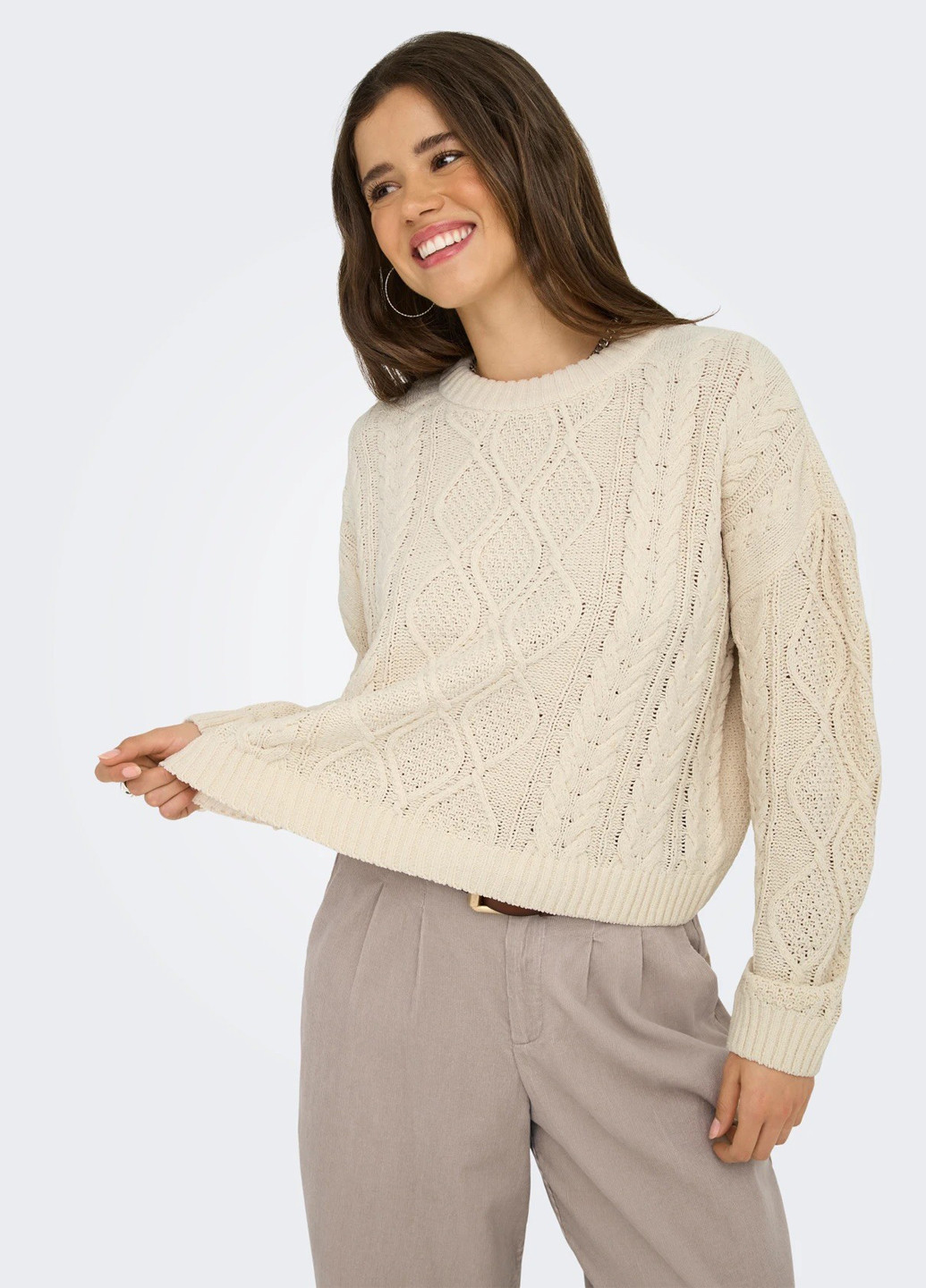 Светло-бежевый демисезонный джемпер джемпер Only