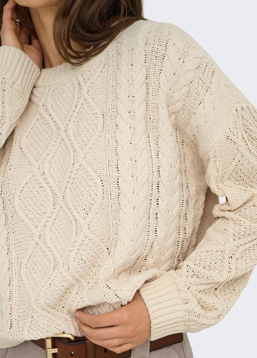 Светло-бежевый демисезонный джемпер джемпер Only