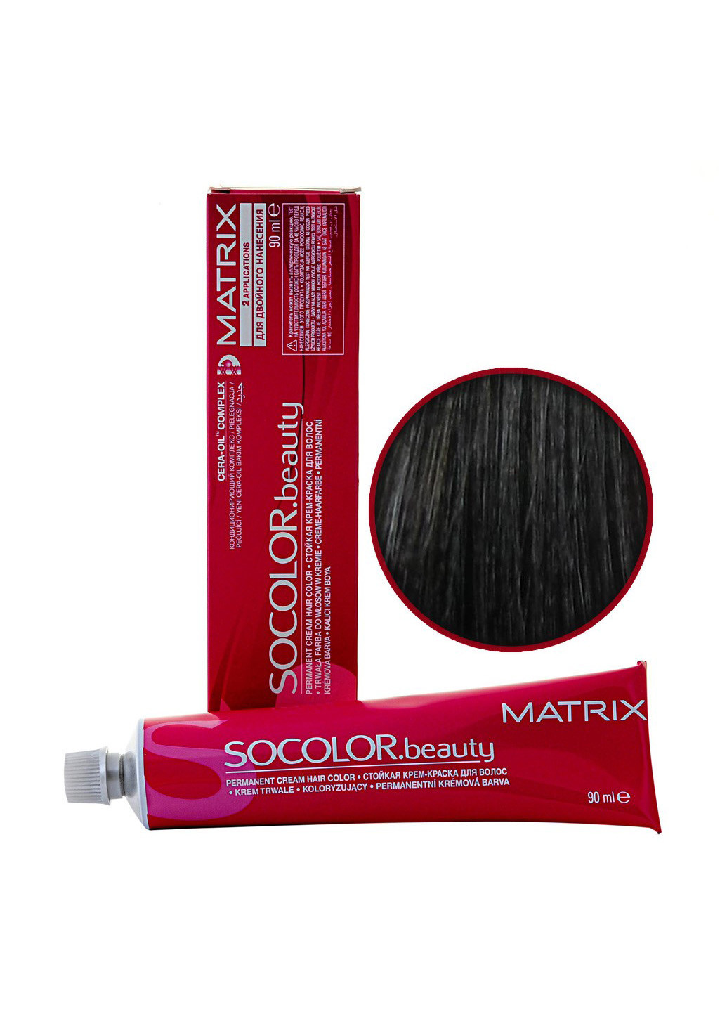 5AV, краска для волос Violet Smoke (перламутрово-пепельный светлый шатен), 90 мл Matrix (77022137)