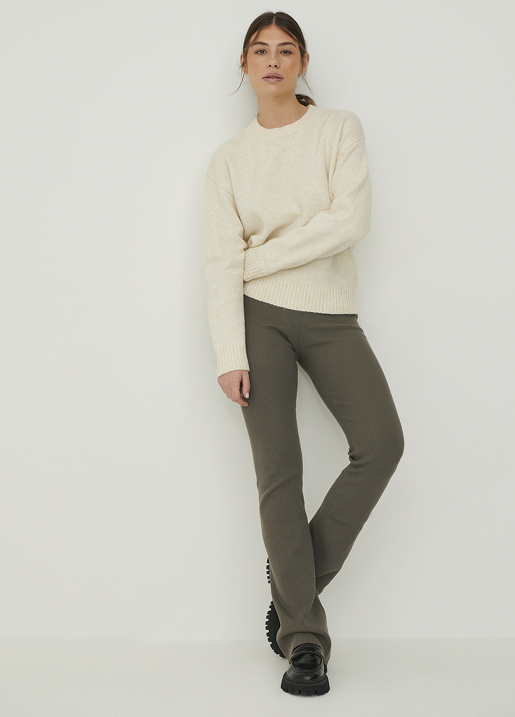 Светло-бежевый демисезонный джемпер джемпер NA-KD