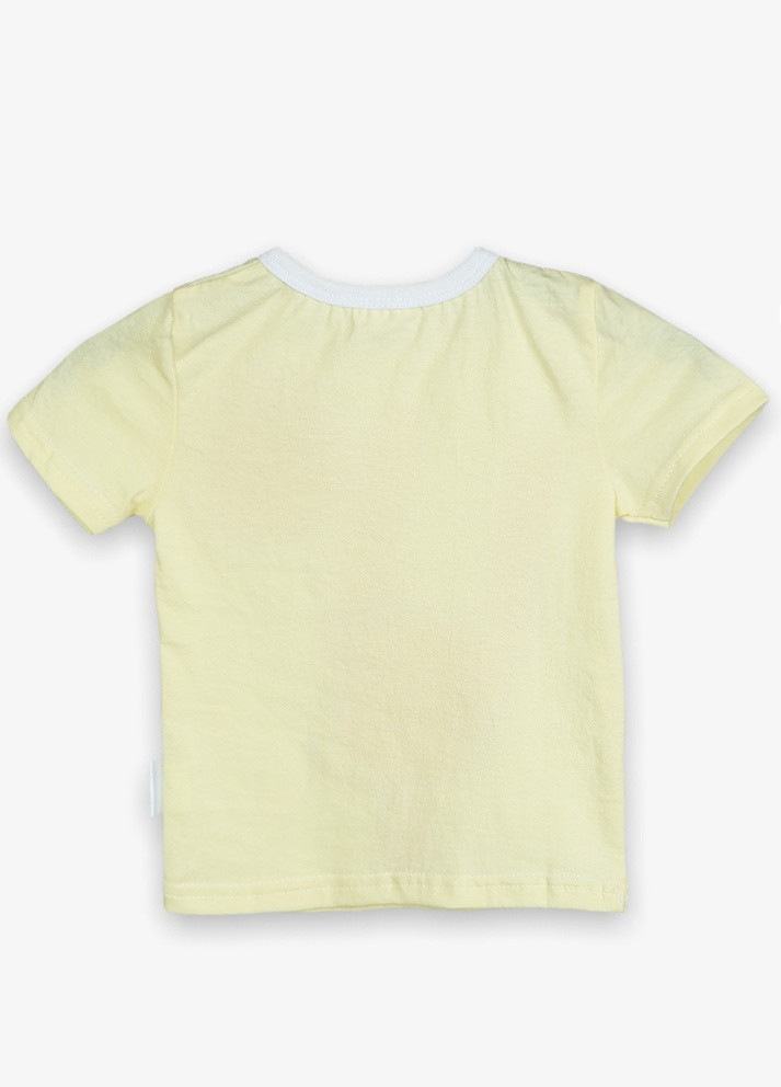 Желтая демисезонная футболка Ромашка