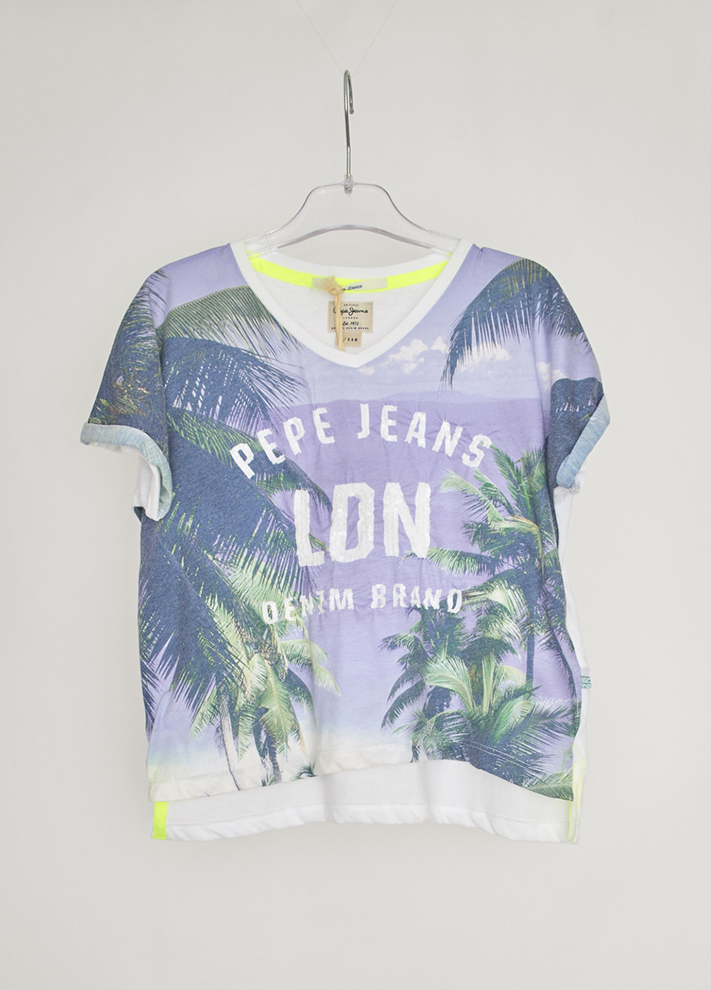Бузкова літня футболка Pepe Jeans