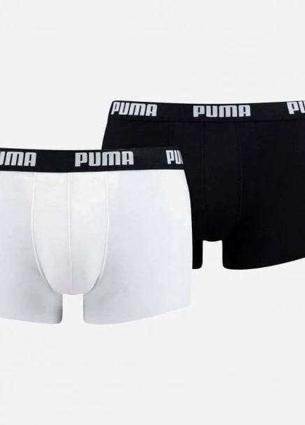 Труси-шорти 88887064 XL 2 шт Белый/Черный (8718824610146) Puma (252535971)