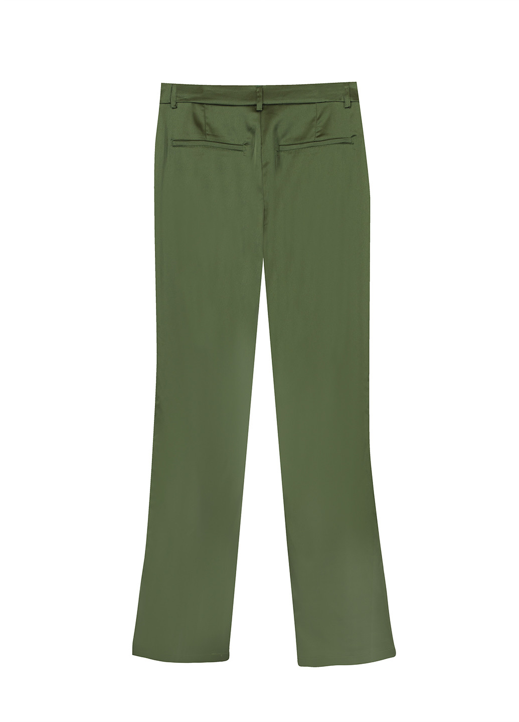 Зеленые кэжуал демисезонные прямые брюки Glamorous