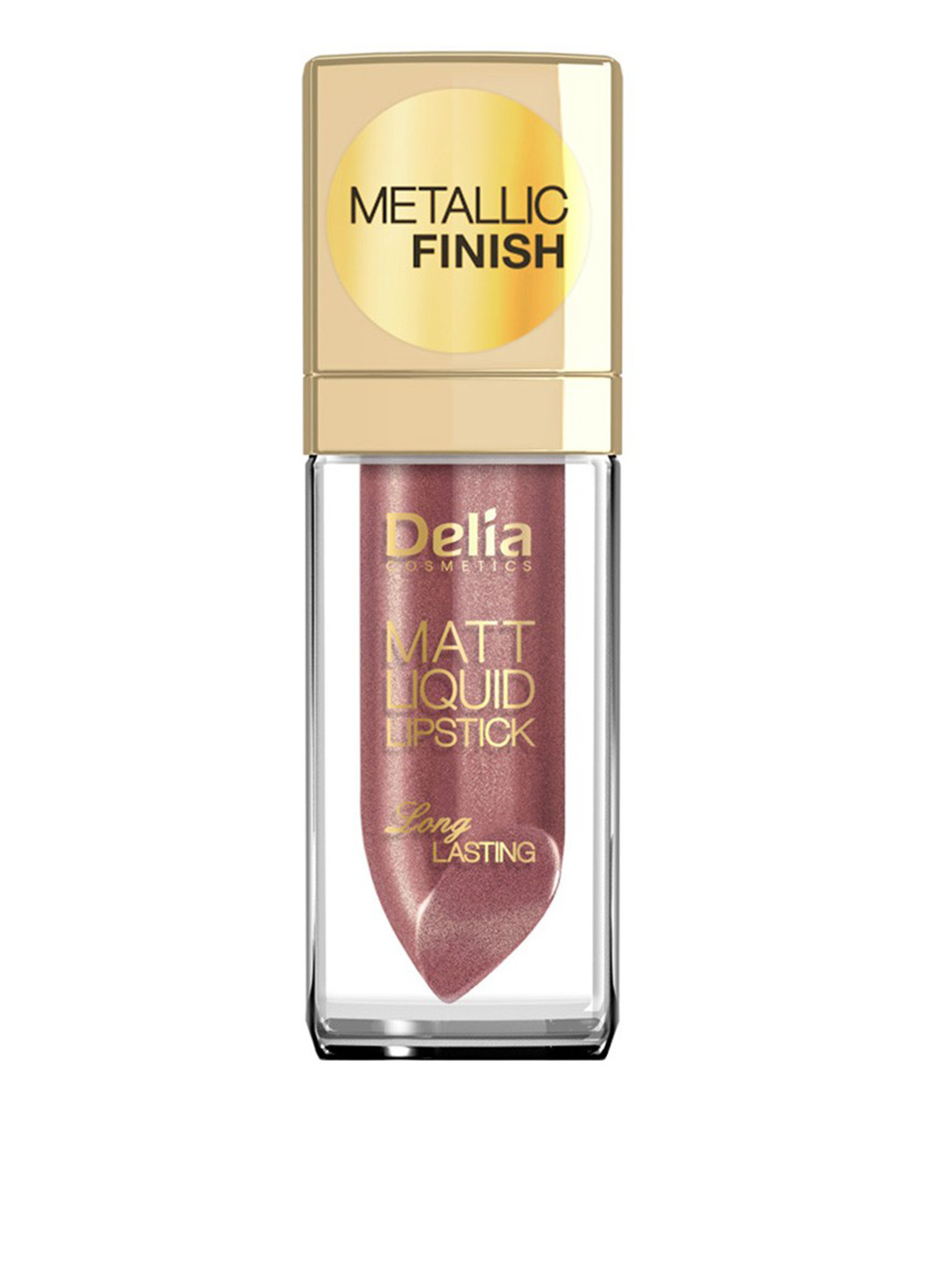 Помада матовая жидкая Liquid Lipstick Matt & Long Lasting Metallic Finish № 104 (сeline), 5 мл Delia Cosmetics (75099286)