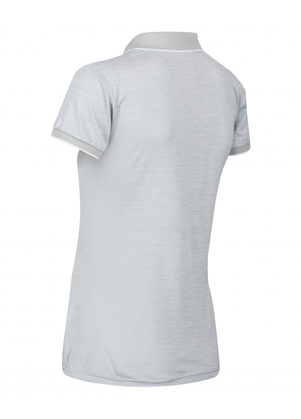Светло-серая женская футболка-поло Regatta меланжевая
