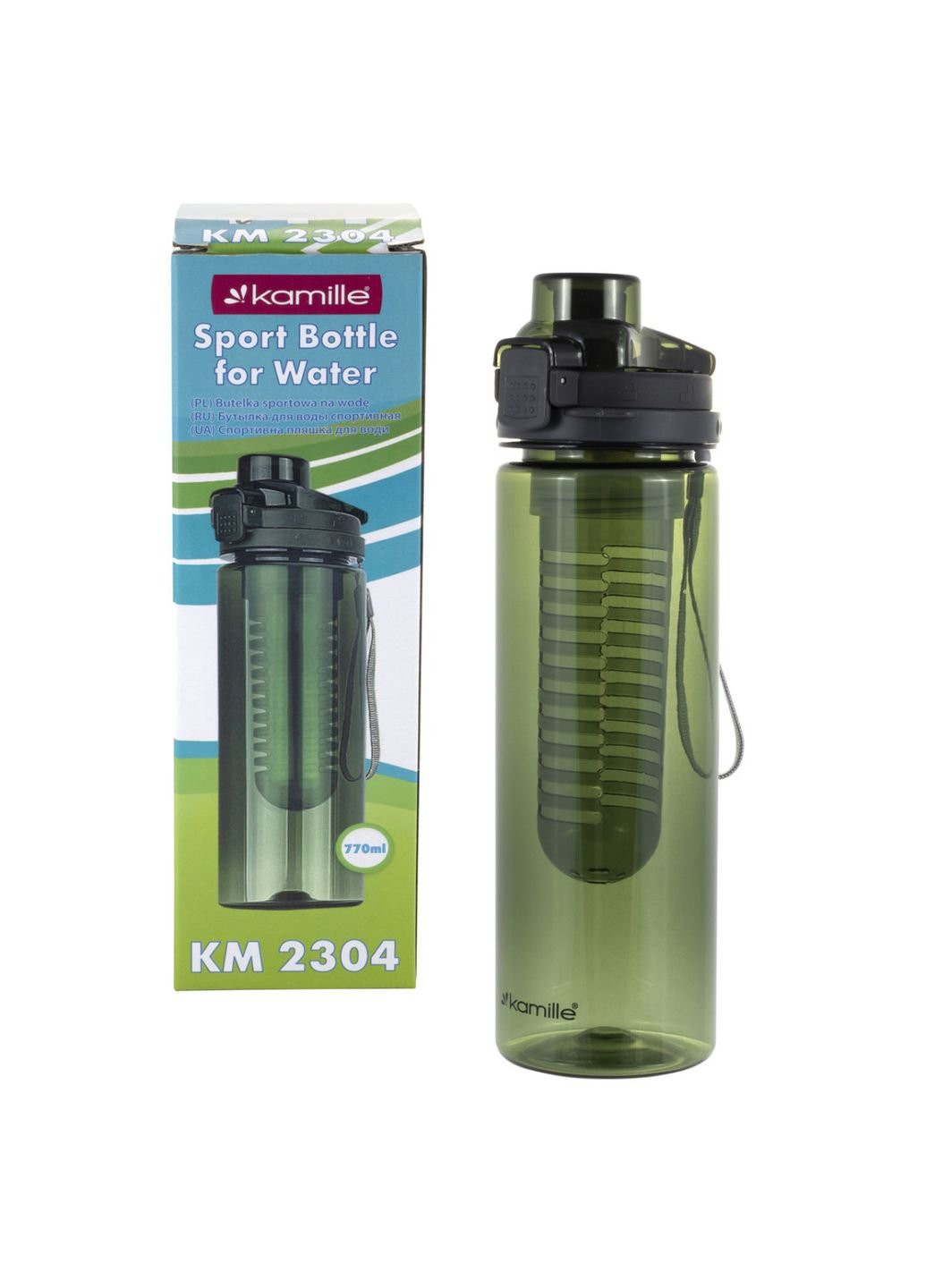Пляшка для води KM-2304 750 мл Kamille (253783185)