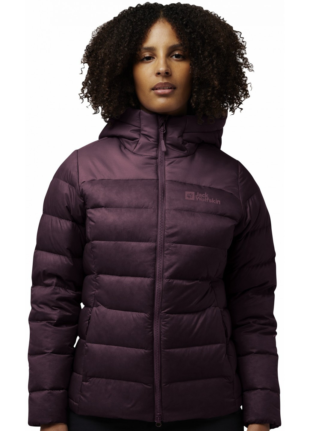 Фіолетовий зимній Пуховик Jack Wolfskin