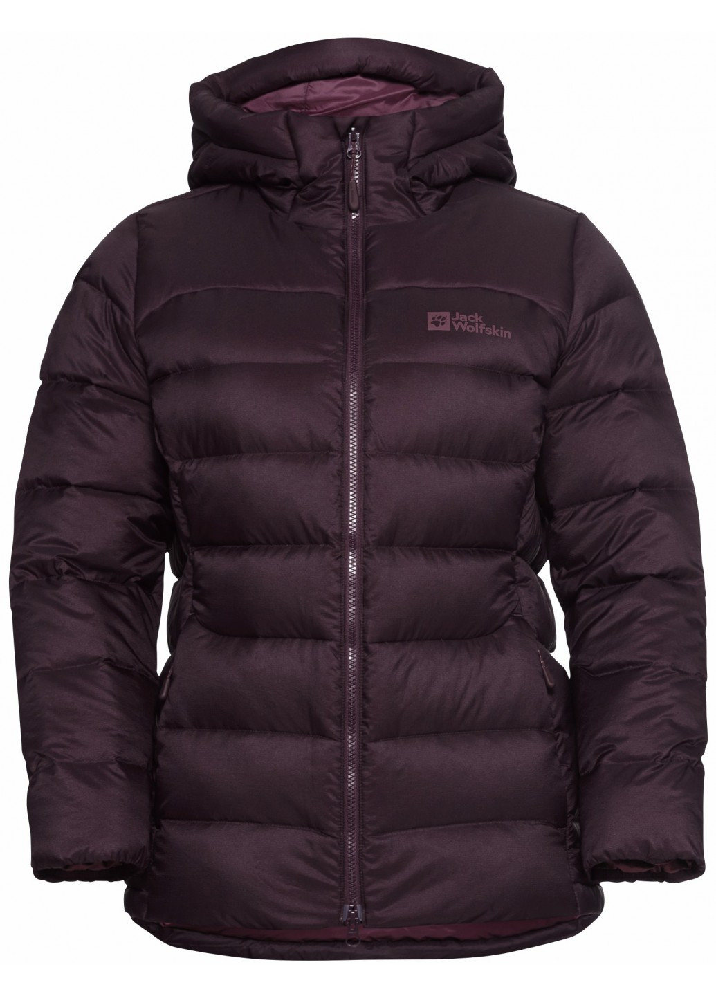 Фіолетовий зимній Пуховик Jack Wolfskin