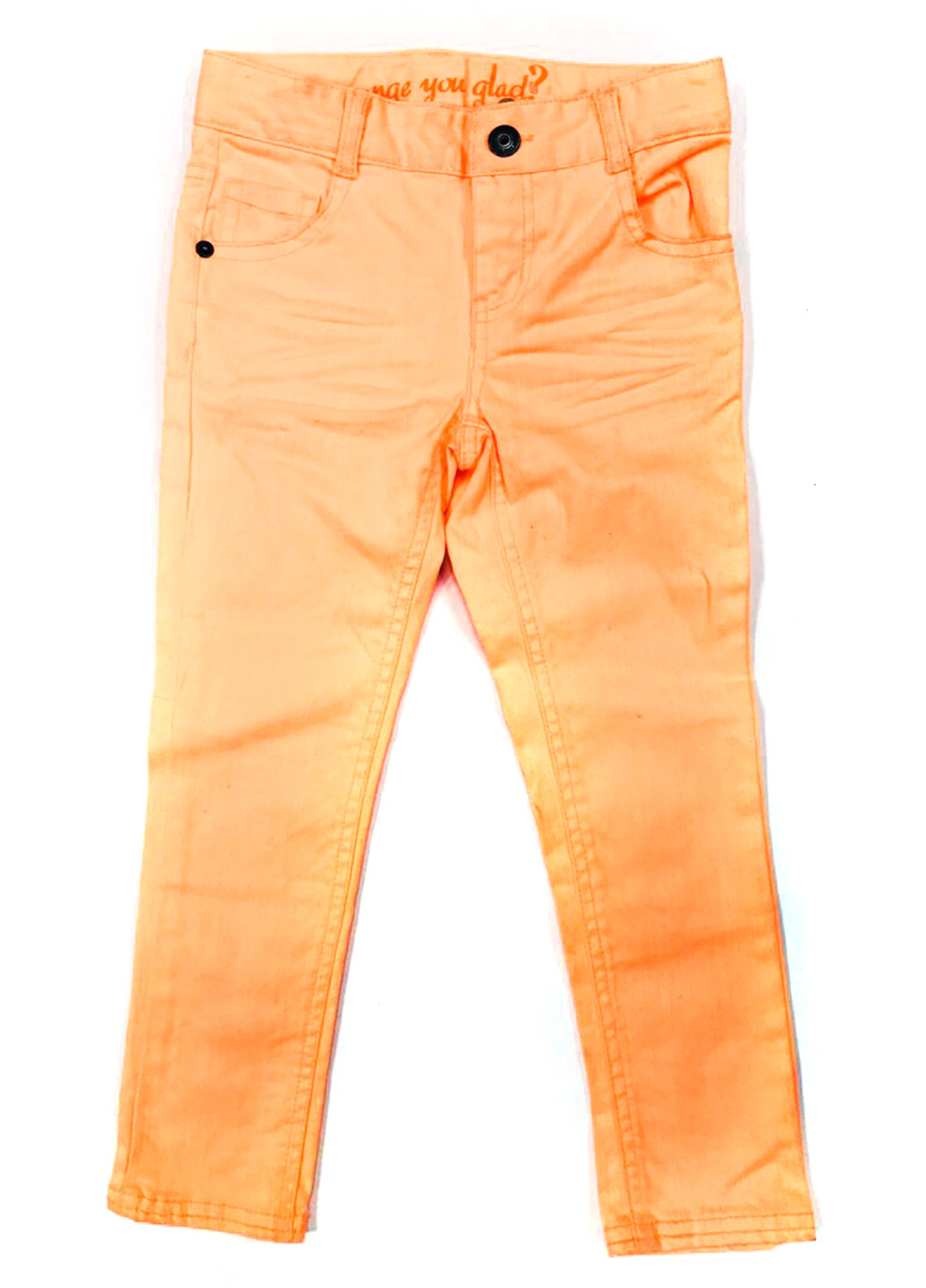 Оранжевые демисезонные со средней талией джинсы Crazy 8
