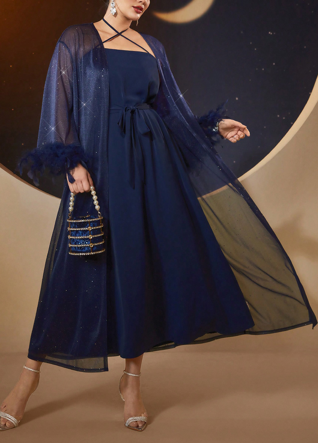 Костюм (накидка, платье) SHEIN (342411790)