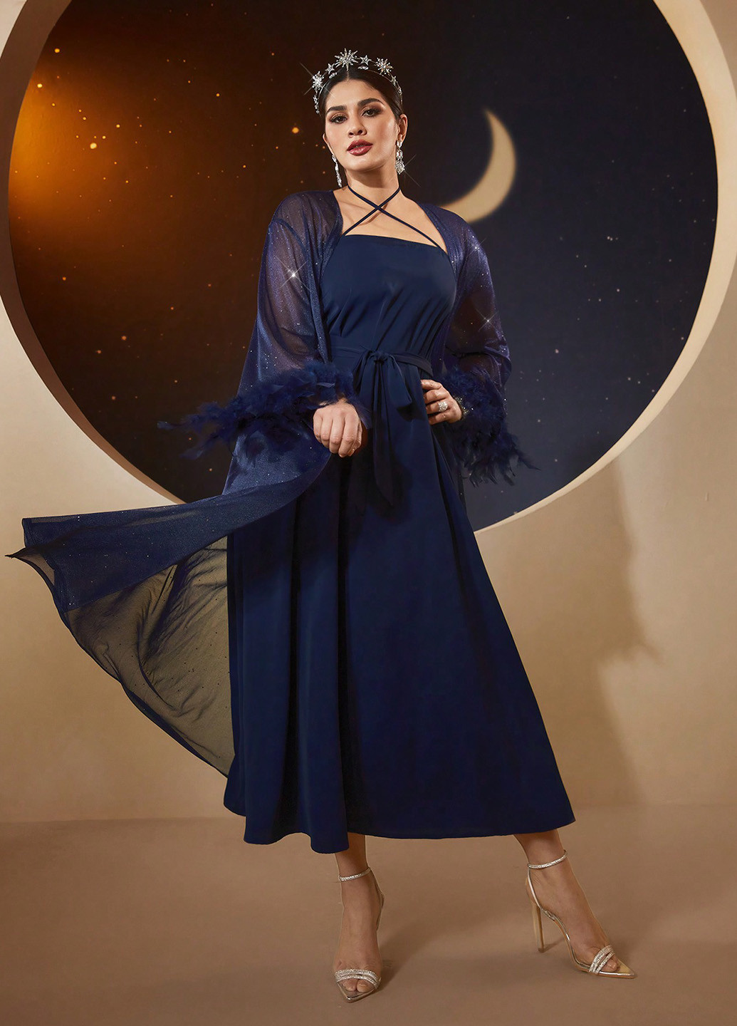 Костюм (накидка, платье) SHEIN (342411790)