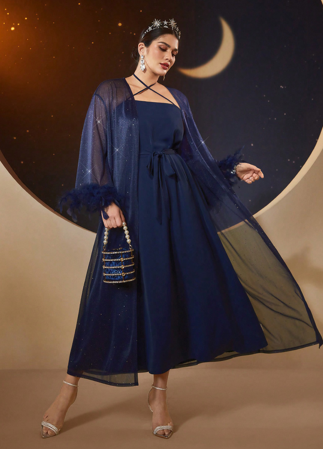 Костюм (накидка, платье) SHEIN (342411790)