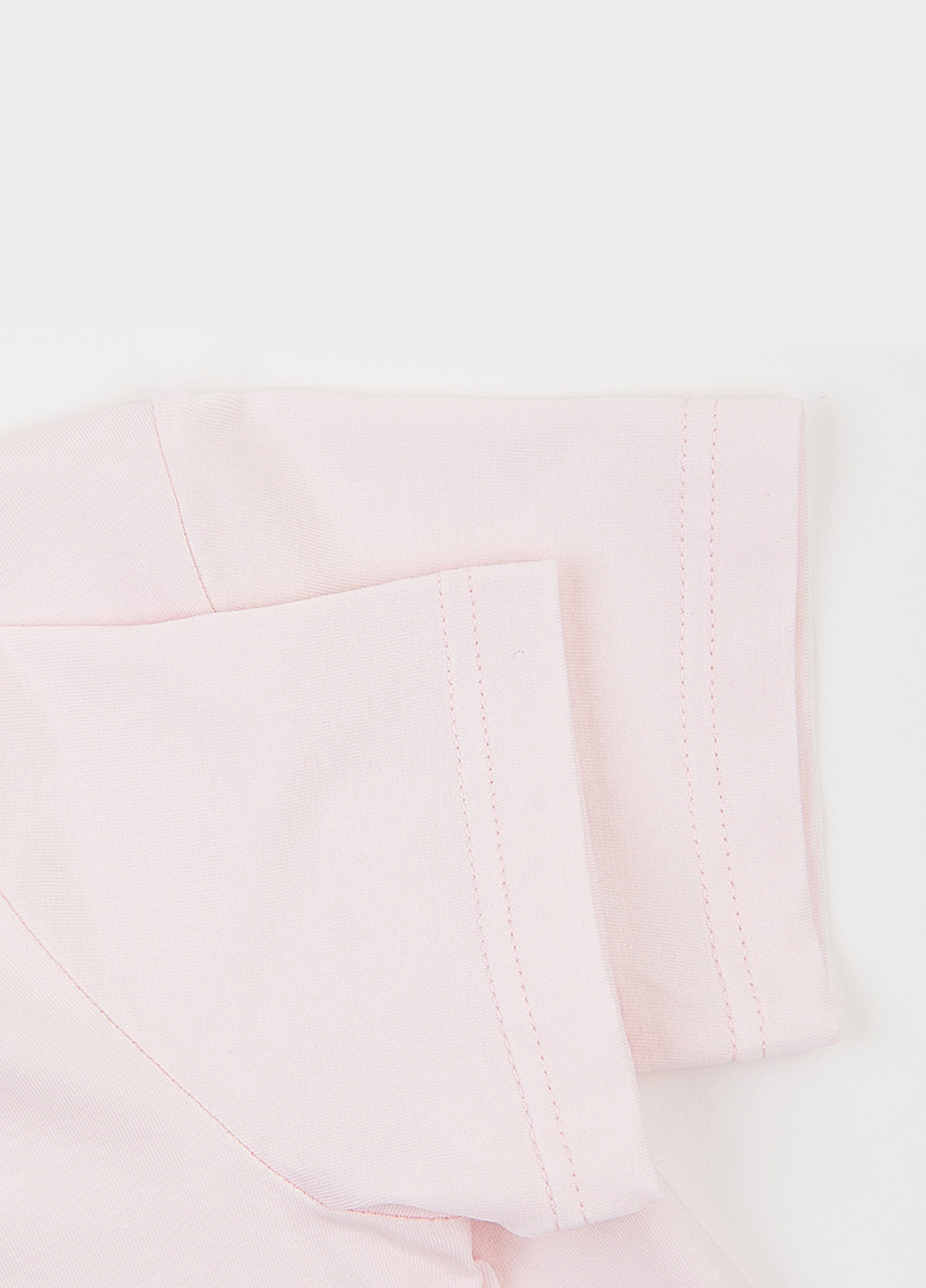 Бледно-розовая летняя футболка Garnamama