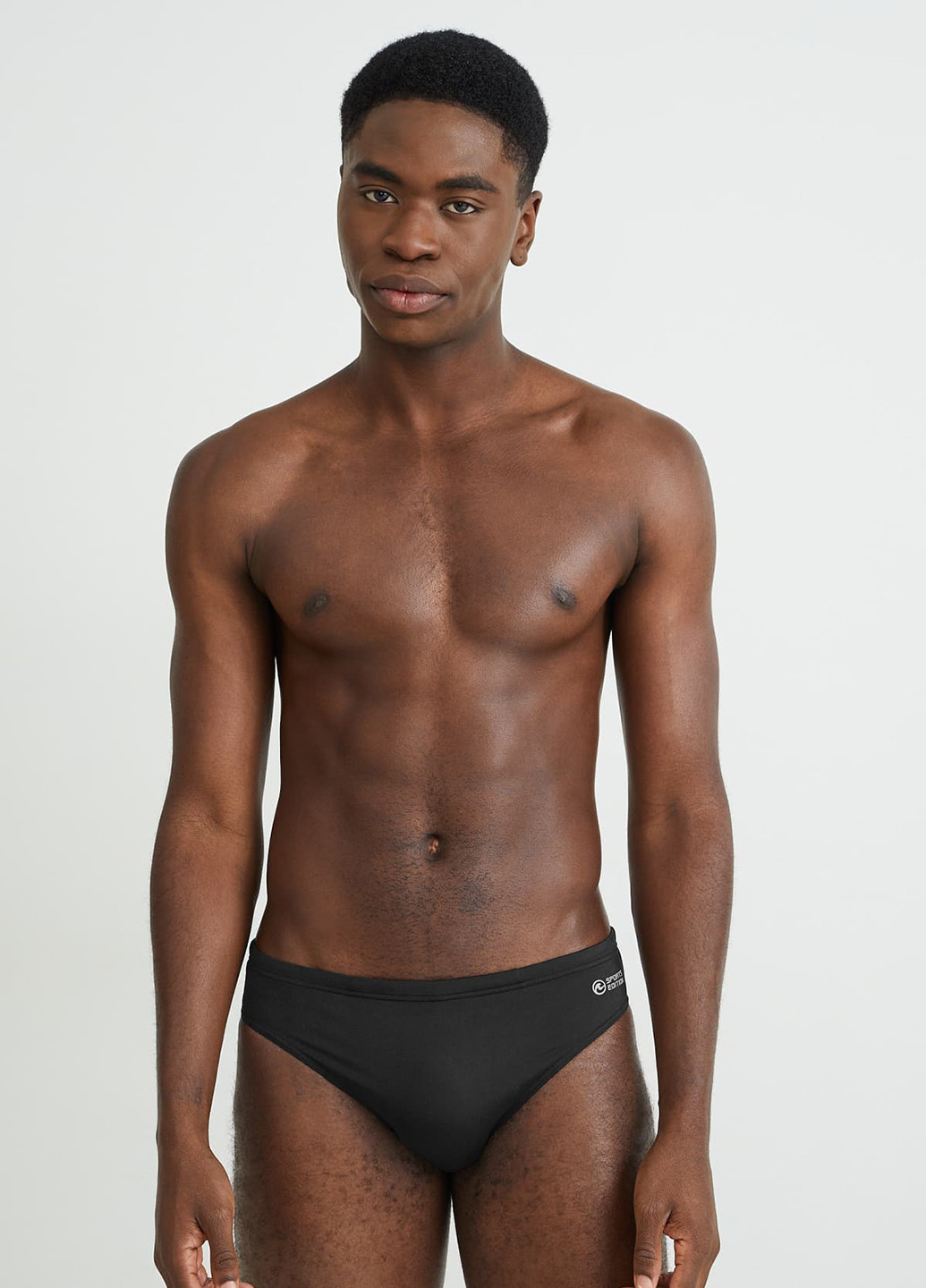 Мужские черные пляжные плавки C&A