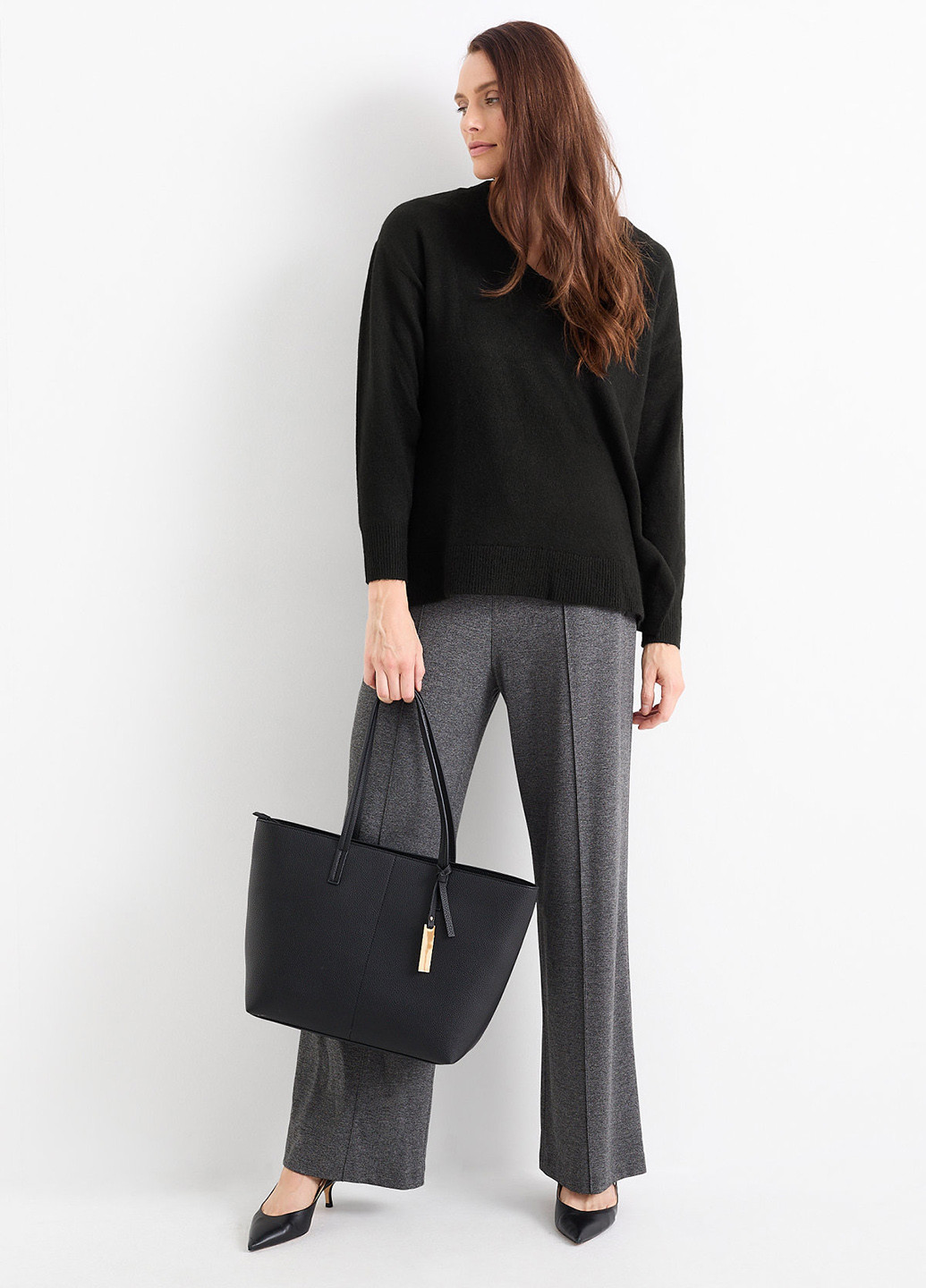 Чорний демісезонний пуловер пуловер C&A