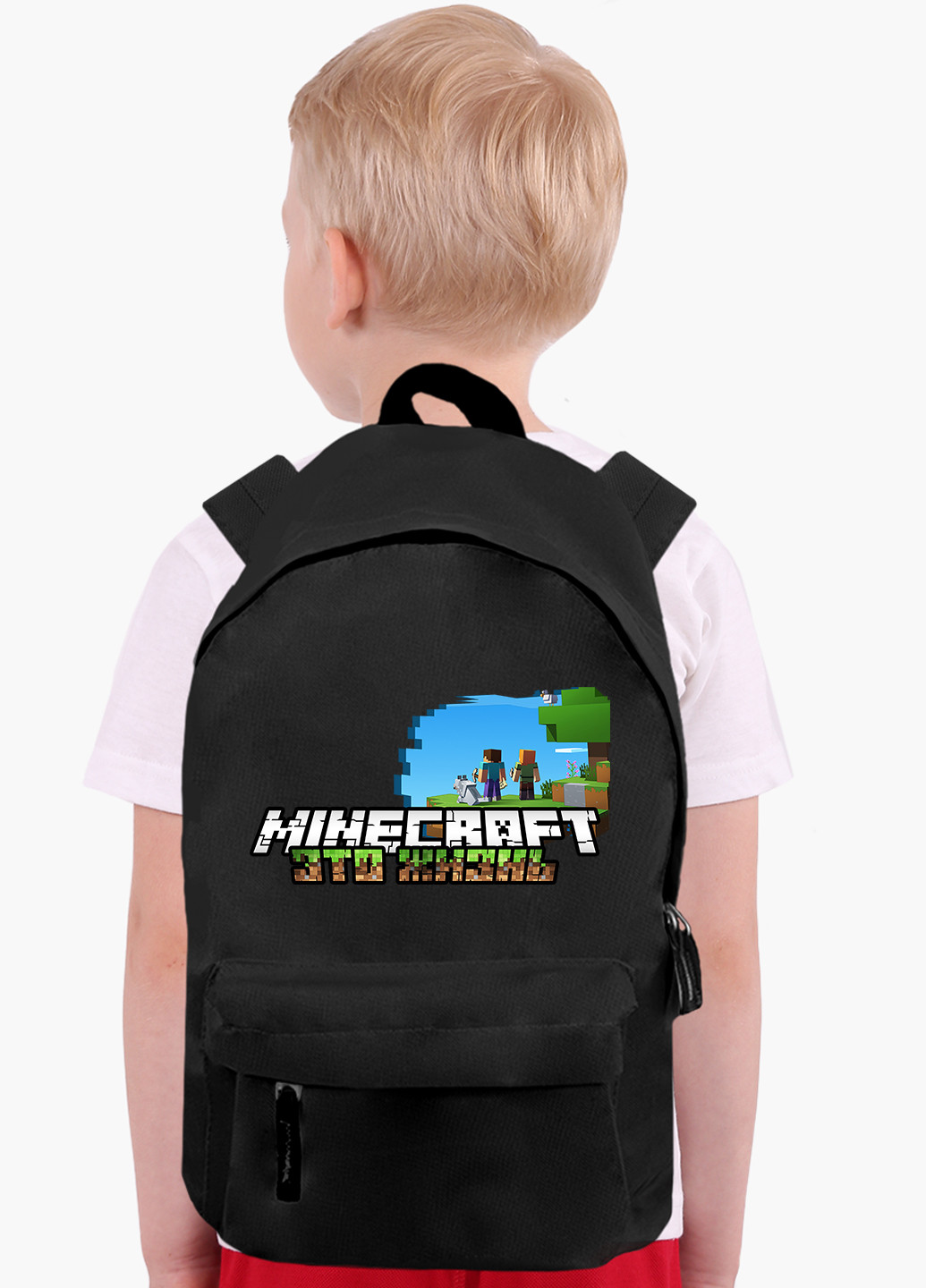 Детский рюкзак Майнкрафт (Minecraft) (9263-1170) MobiPrint (217075277)