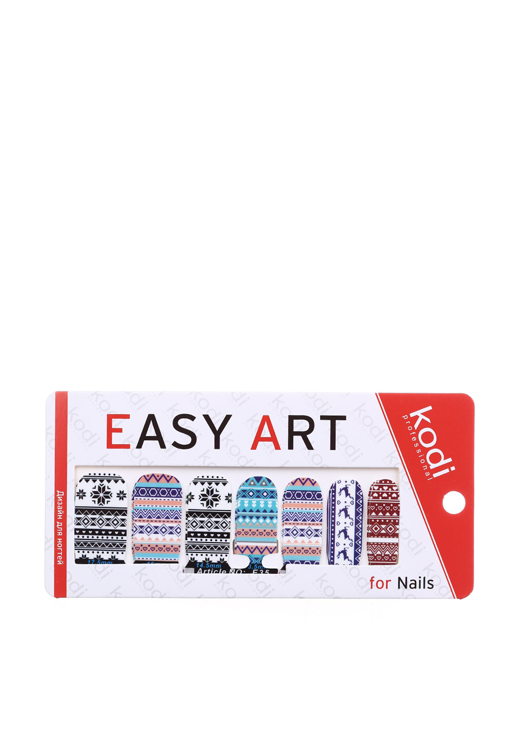 Набір стікерів для нігтів Easy Art E35 Kodi Professional (53189724)