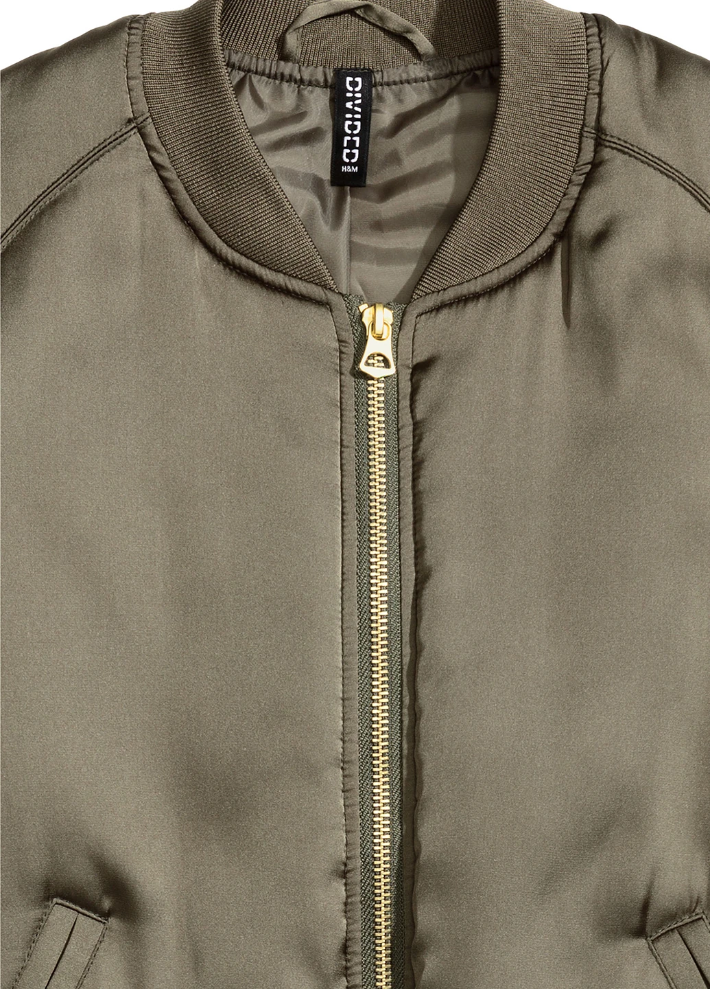 Бомбер,темно-зелений, Divided H&M (245771483)