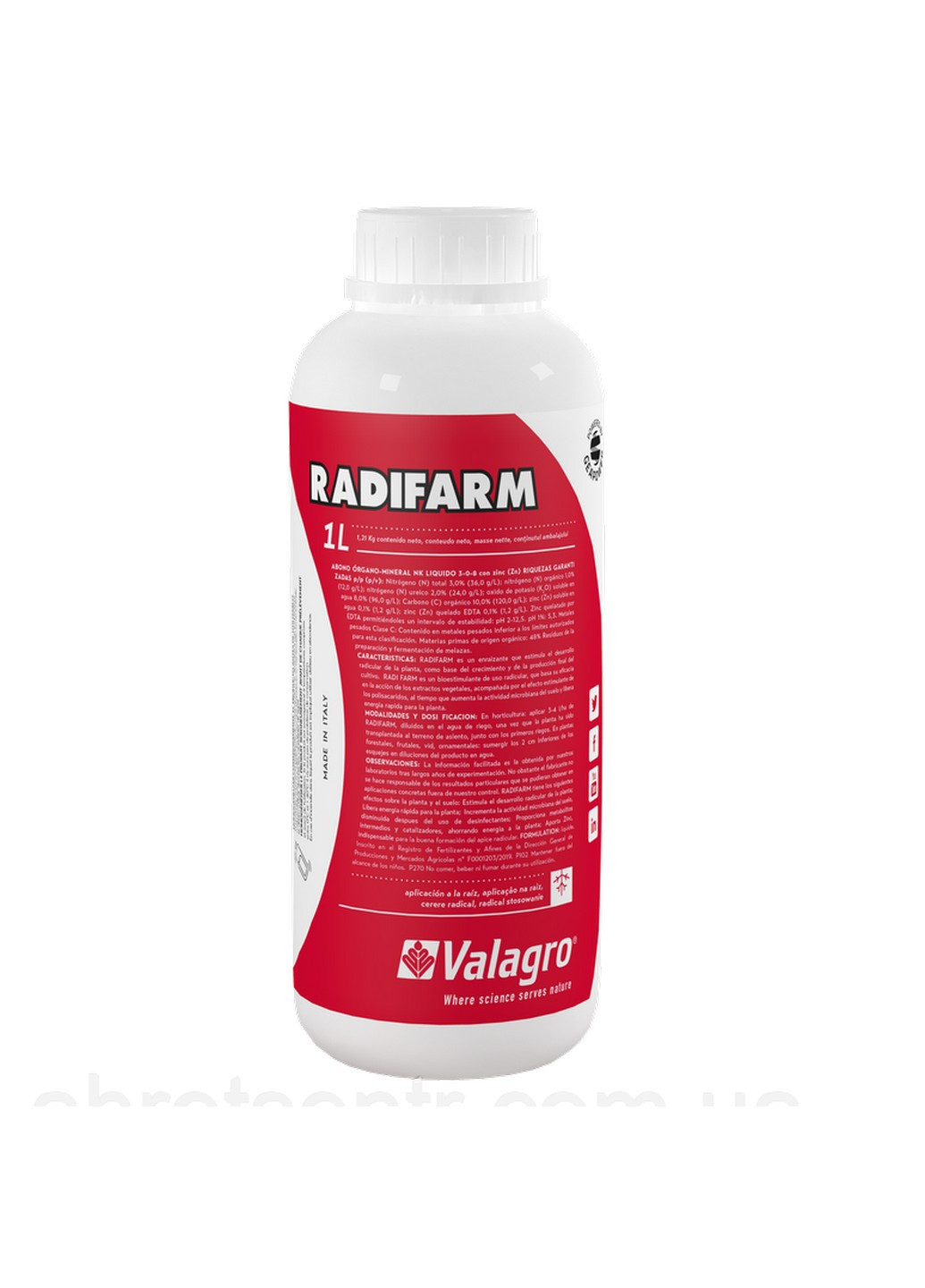 Радифарм (Radifarm) биостимулятор роста корневой системы, укоренитель 1 л Valagro (227201548)
