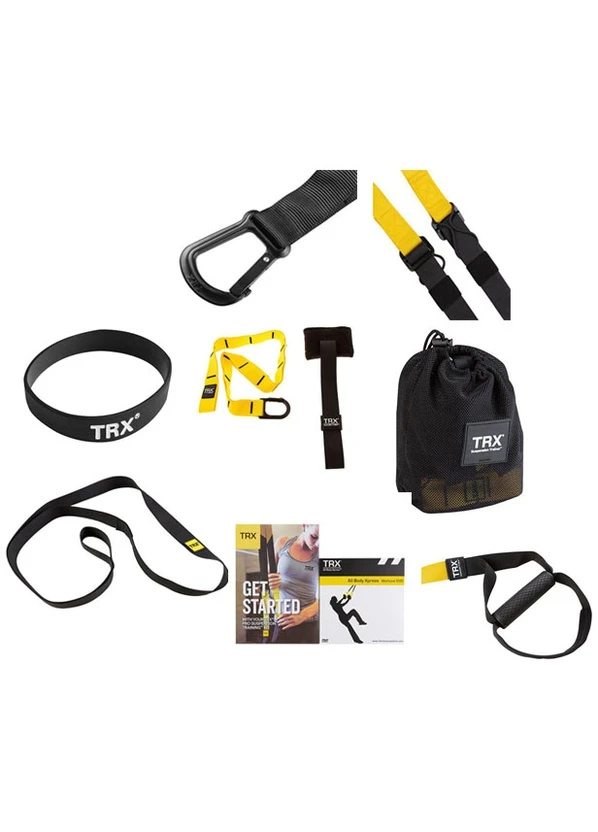 Петли TRX PRO Pack-3 2019 подвесные тренировочные для функционального тренинга (обрезиненные ручки) EasyFit (241229828)