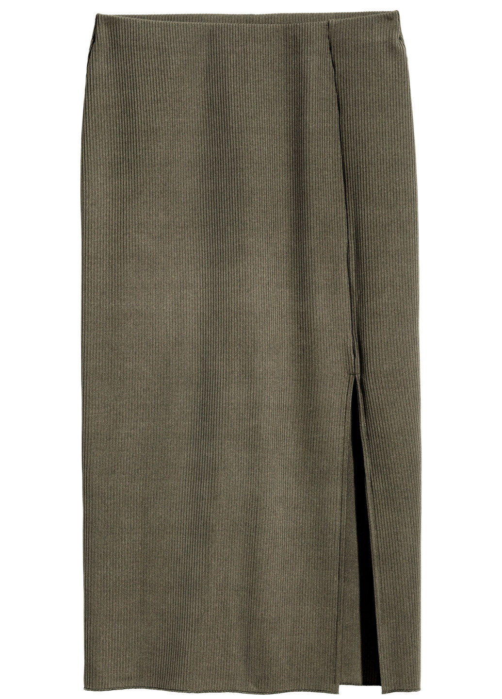 Оливковая (хаки) кэжуал юбка H&M