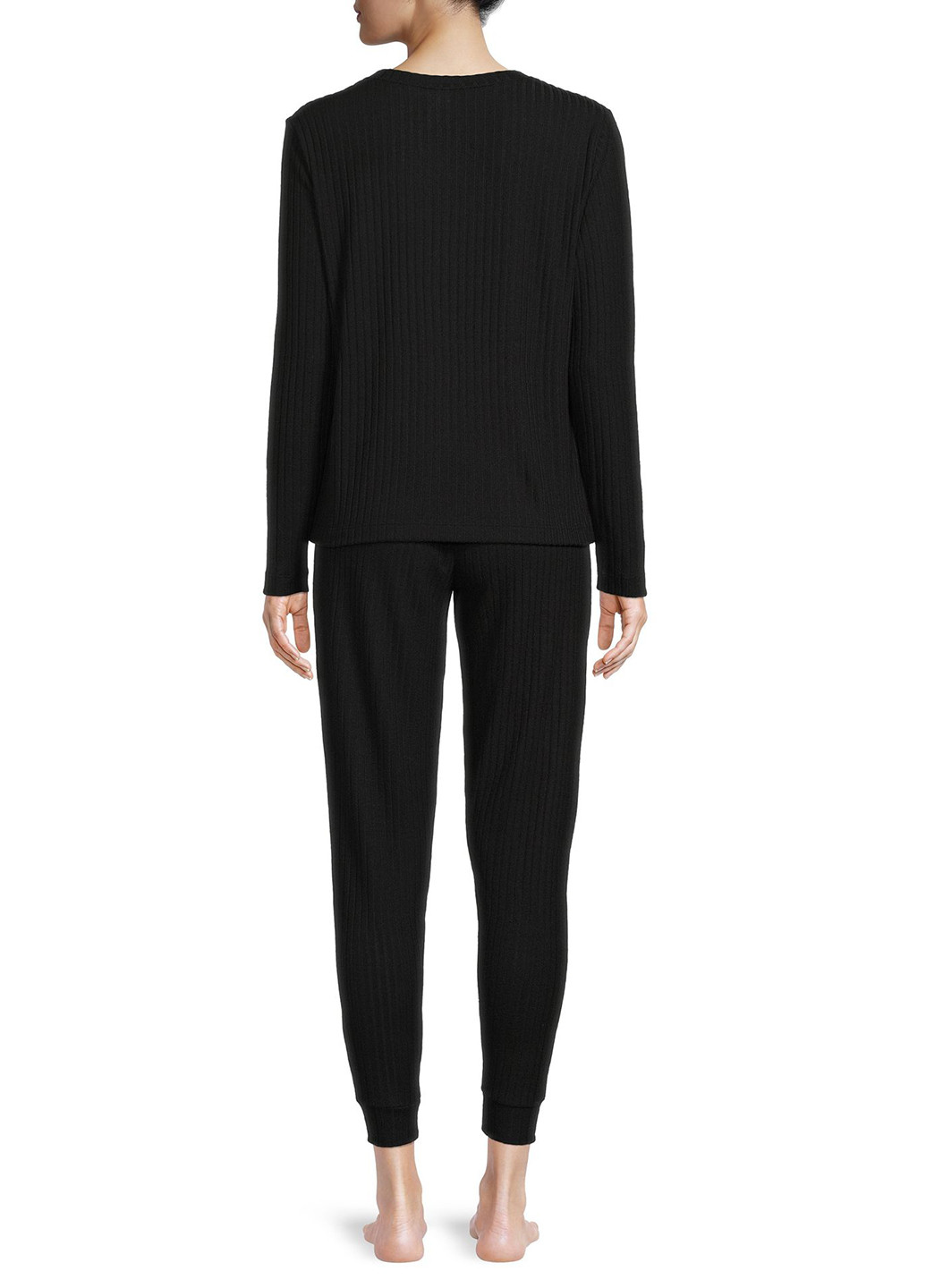 Черная всесезон пижама (лонгслив, брюки) лонгслив + брюки Calvin Klein